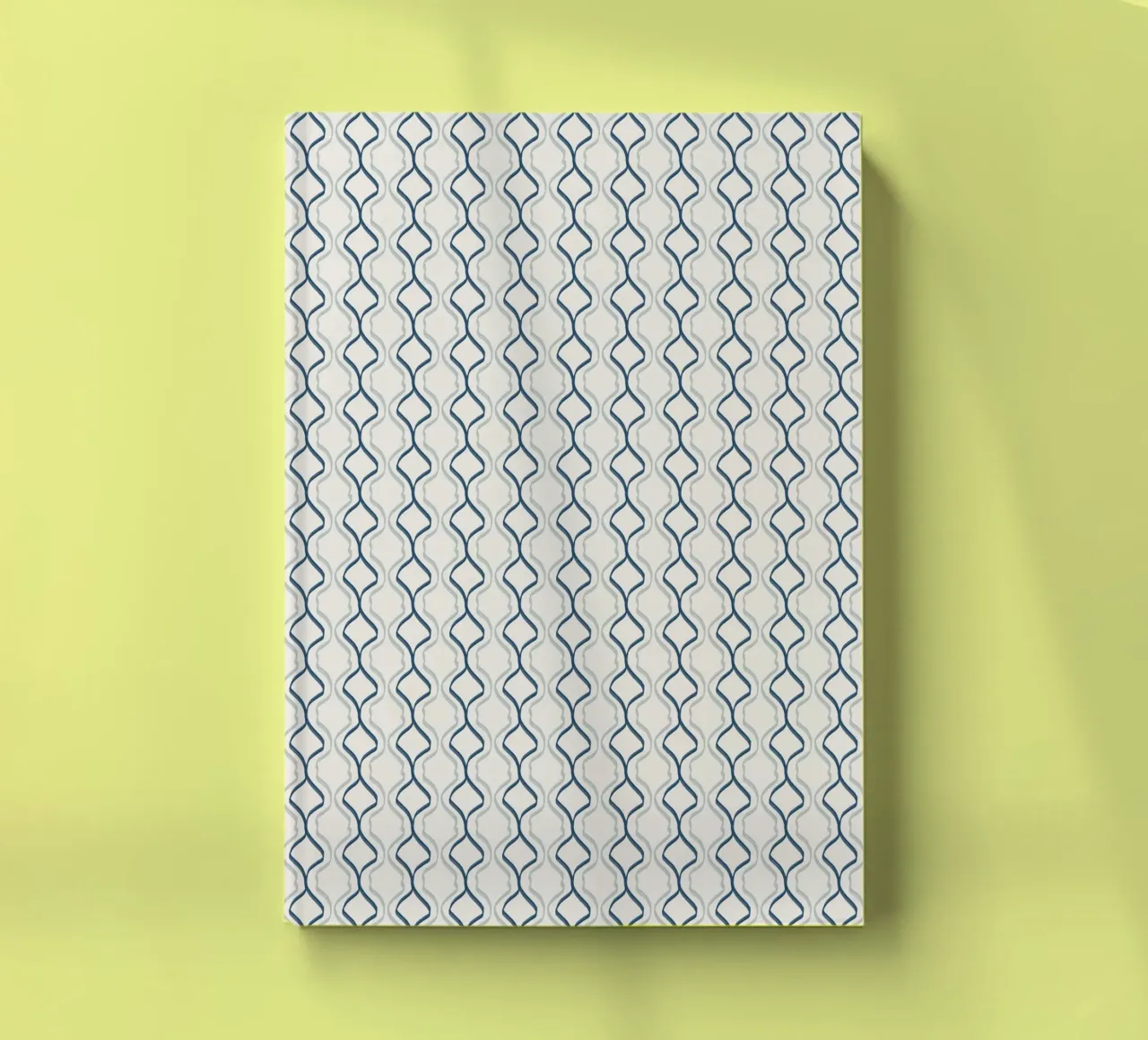 Spiral seamless line pattern notebook by Little Dean