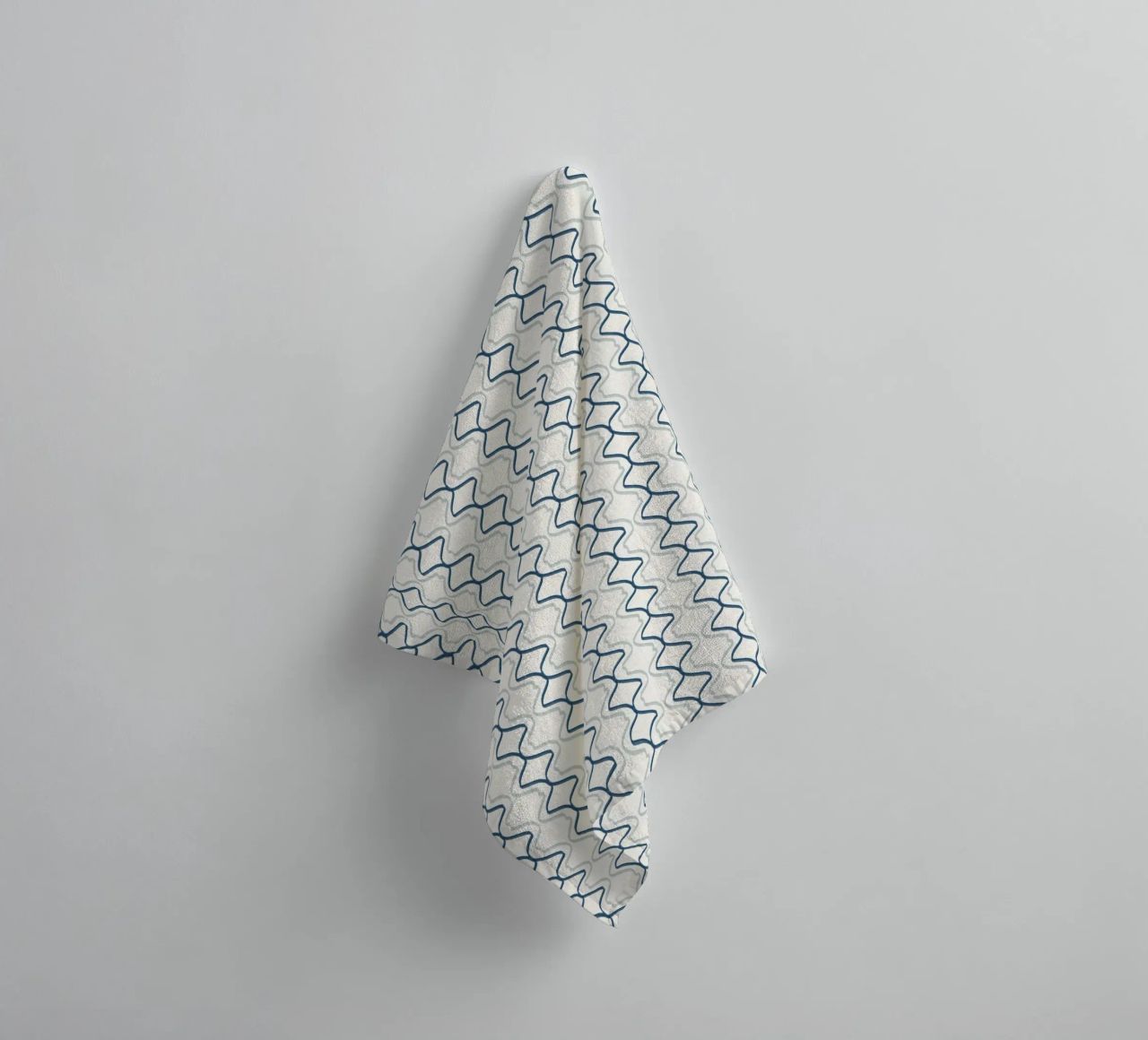 Spiral seamless line pattern towel by Little Dean