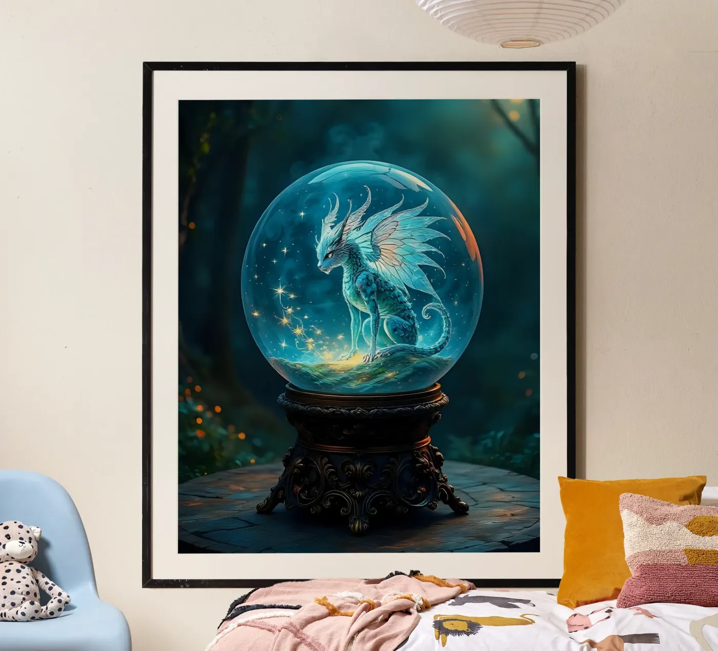 Glaskugel_1 poster da Fantasie & Mystikwelten by LK