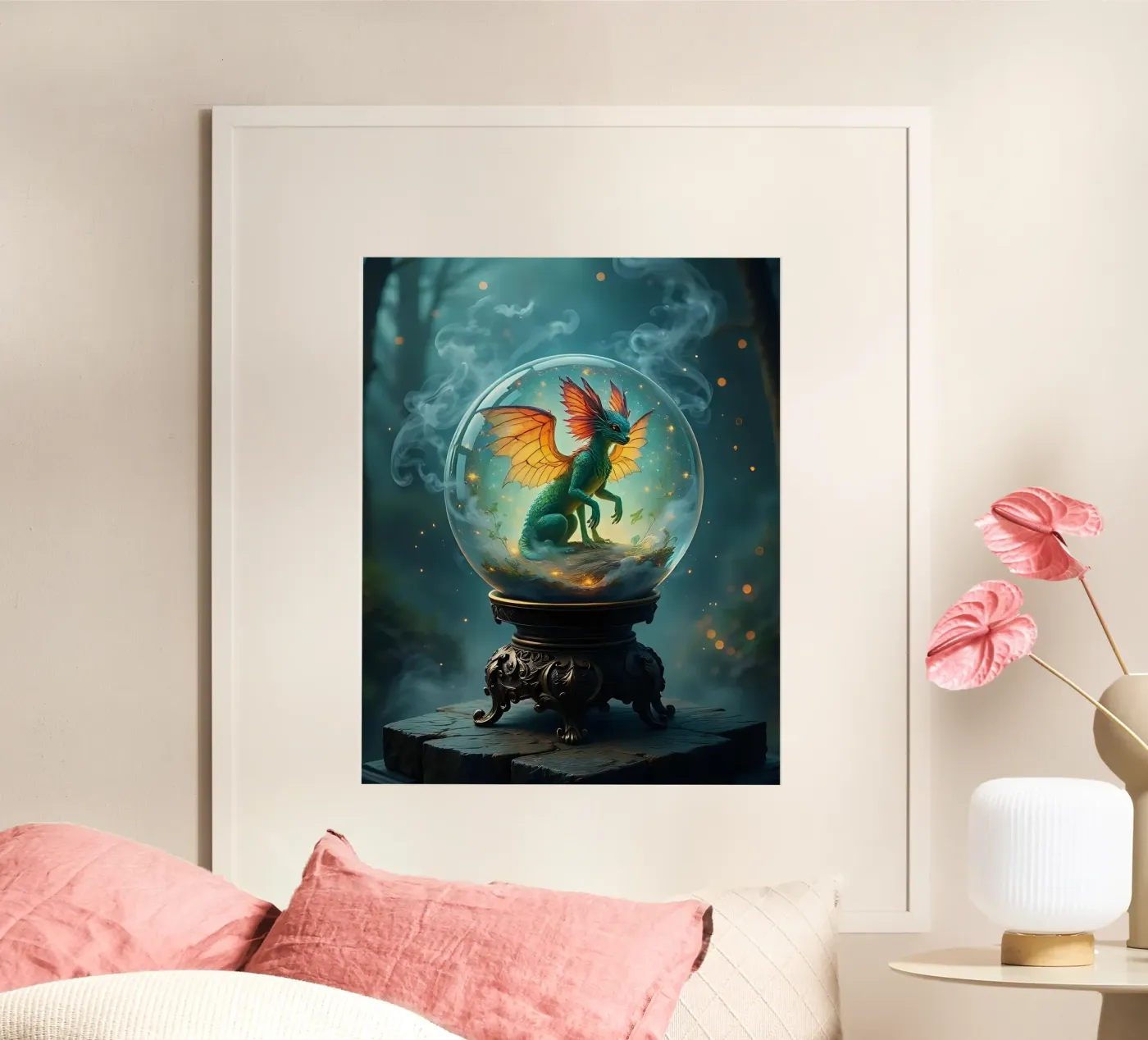 Glaskugel_2 poster da Fantasie & Mystikwelten by LK