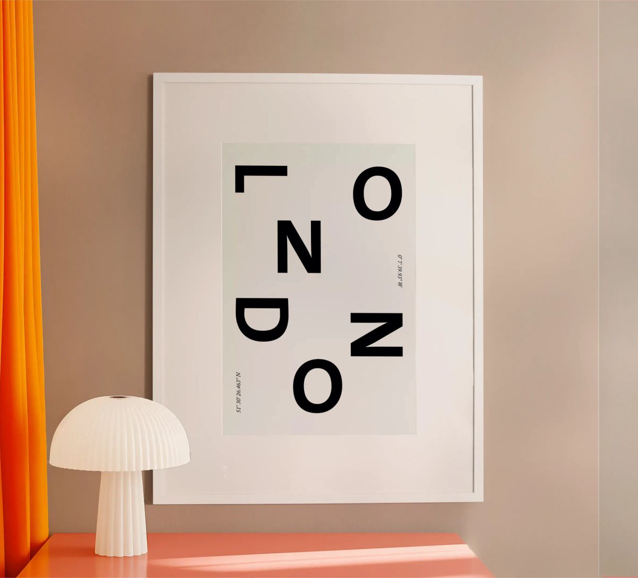 Cities - London Poster von typealive