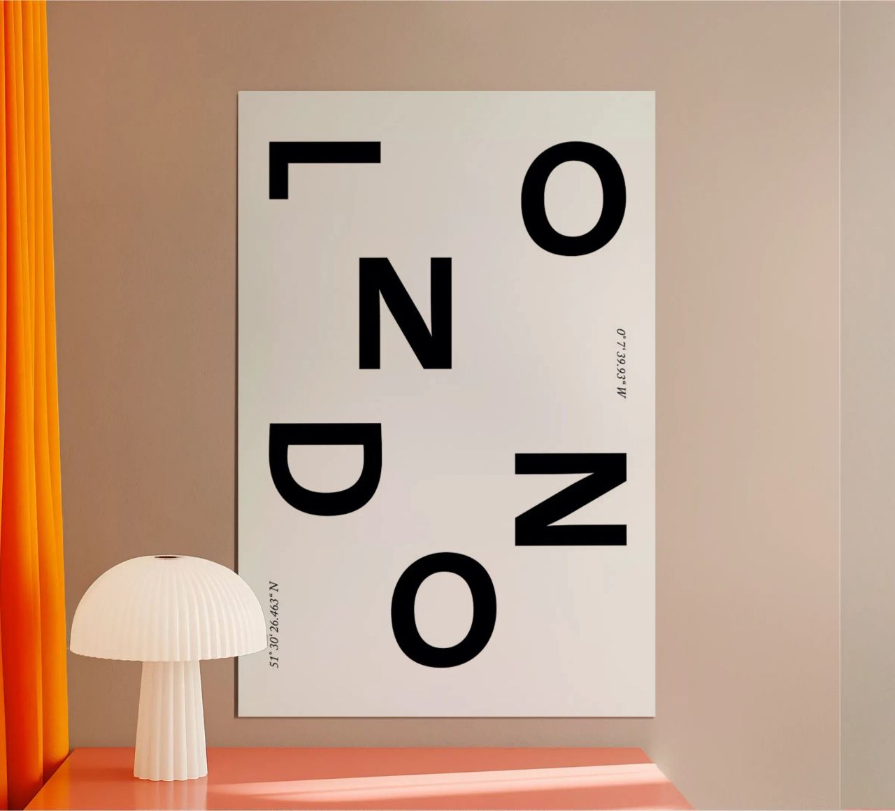 Cities - London Poster von typealive