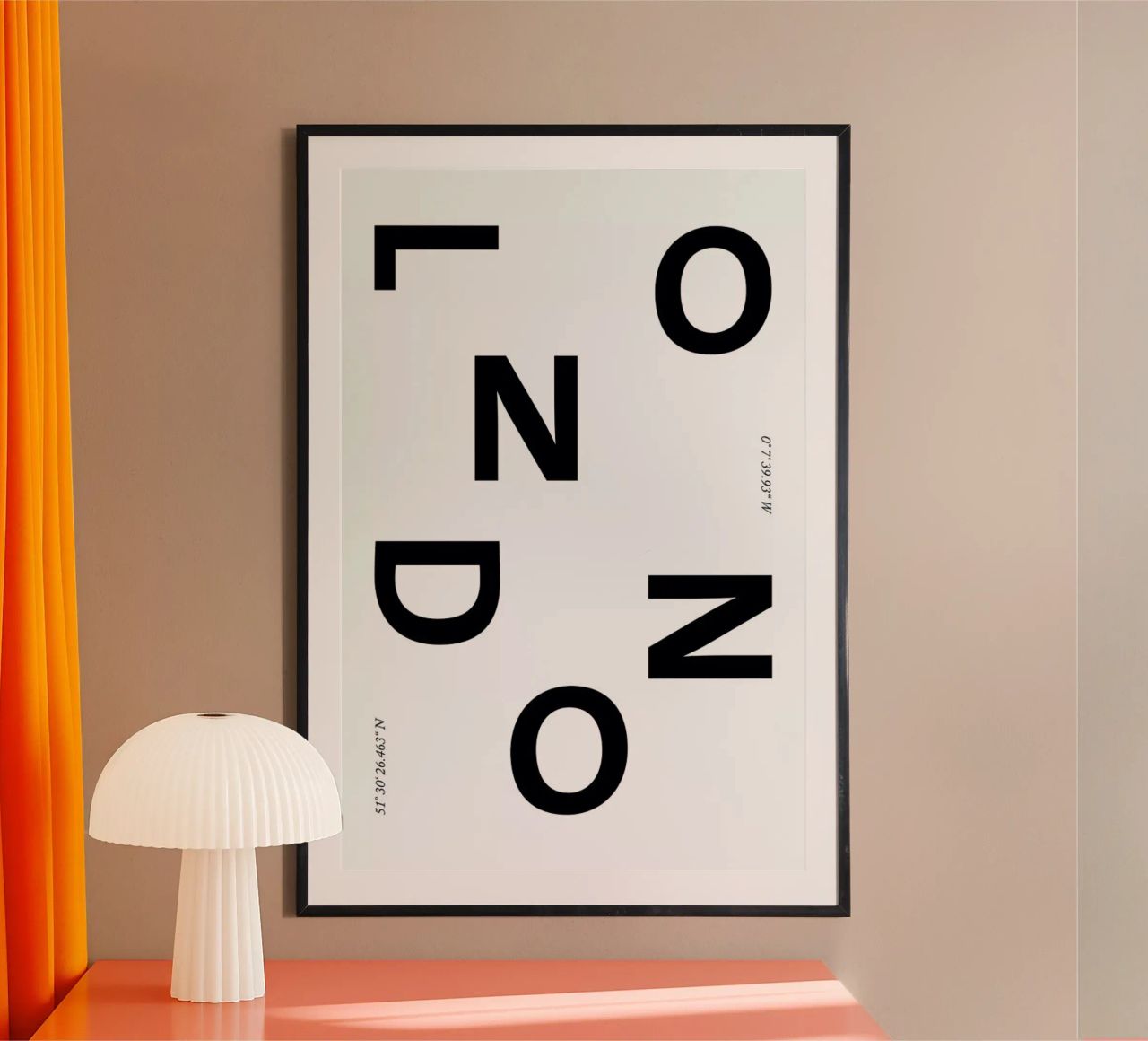 Cities - London Poster von typealive
