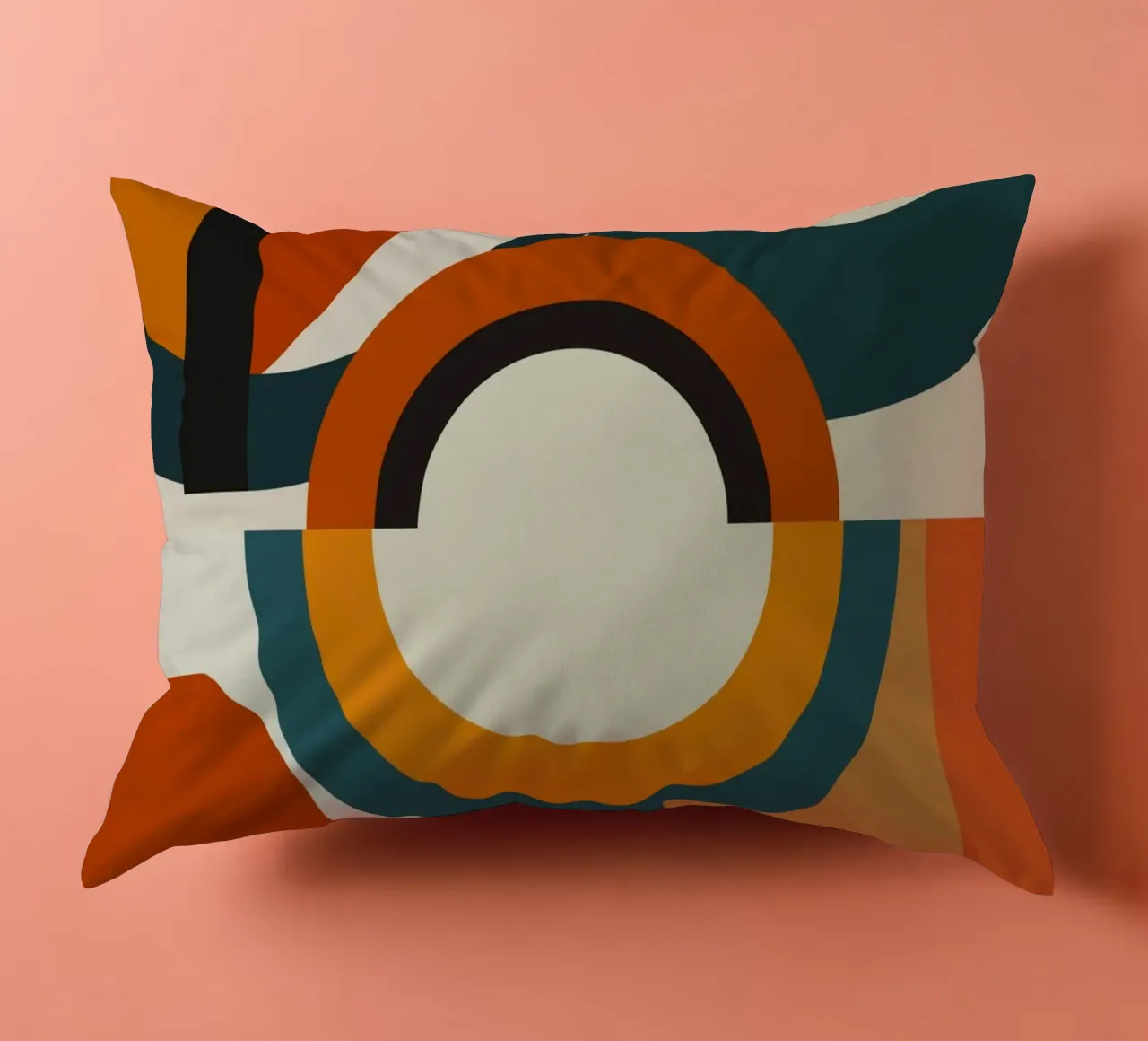Collage Bauhaus cuscino da Little Dean