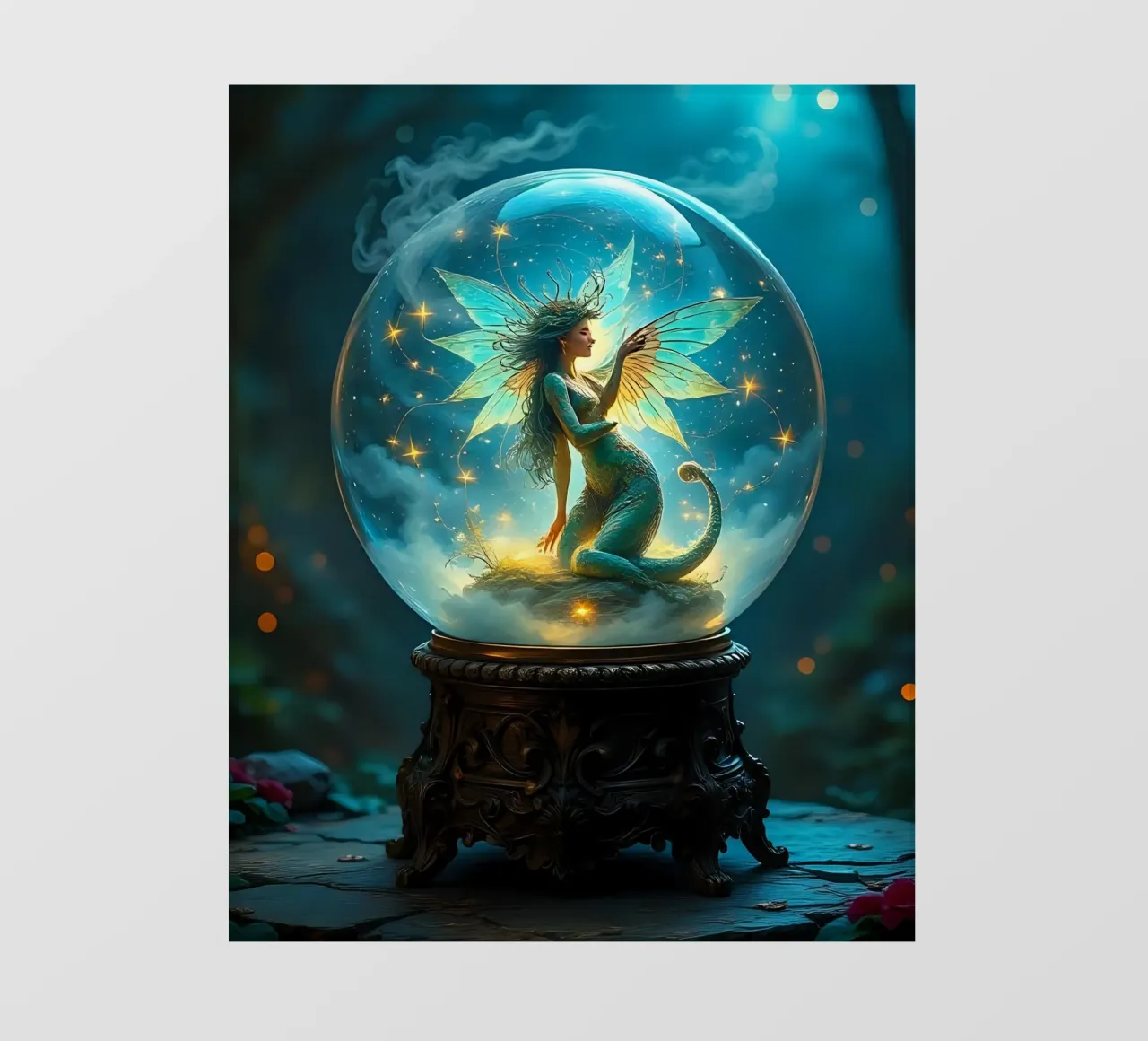 Sfera di cristallo_3 pellicola backlit da Fantasie & Mystikwelten by LK