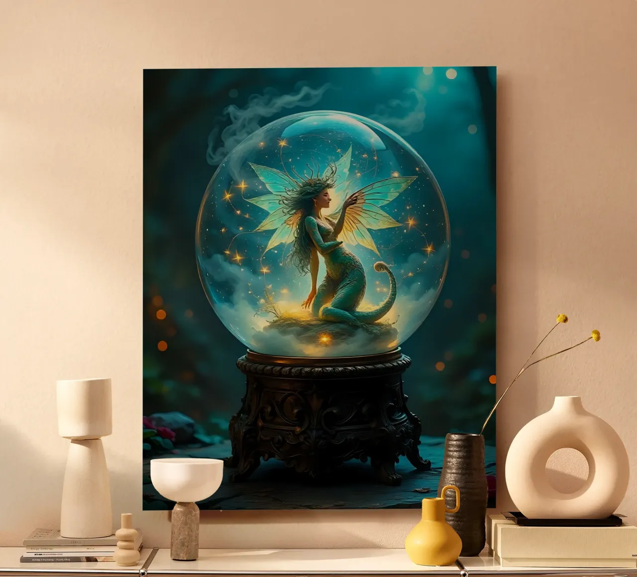 Sfera di cristallo_3 alluminio dibond da Fantasie & Mystikwelten by LK