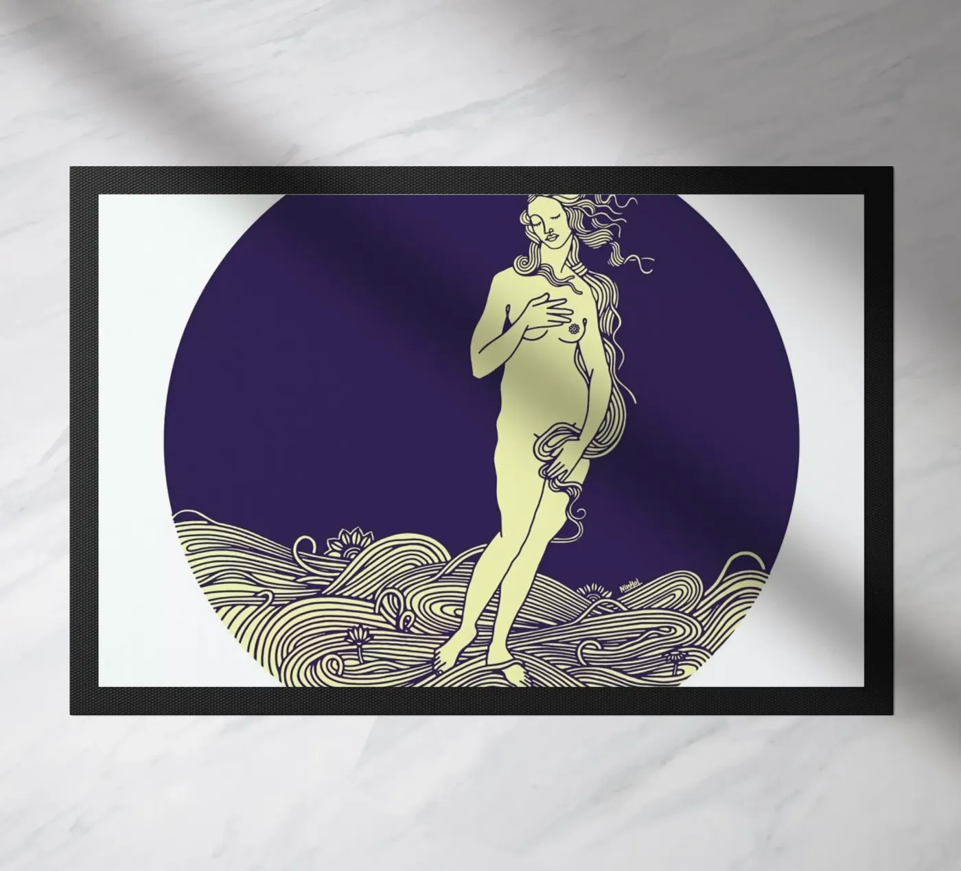 Venus Fußmatte von Ninhol