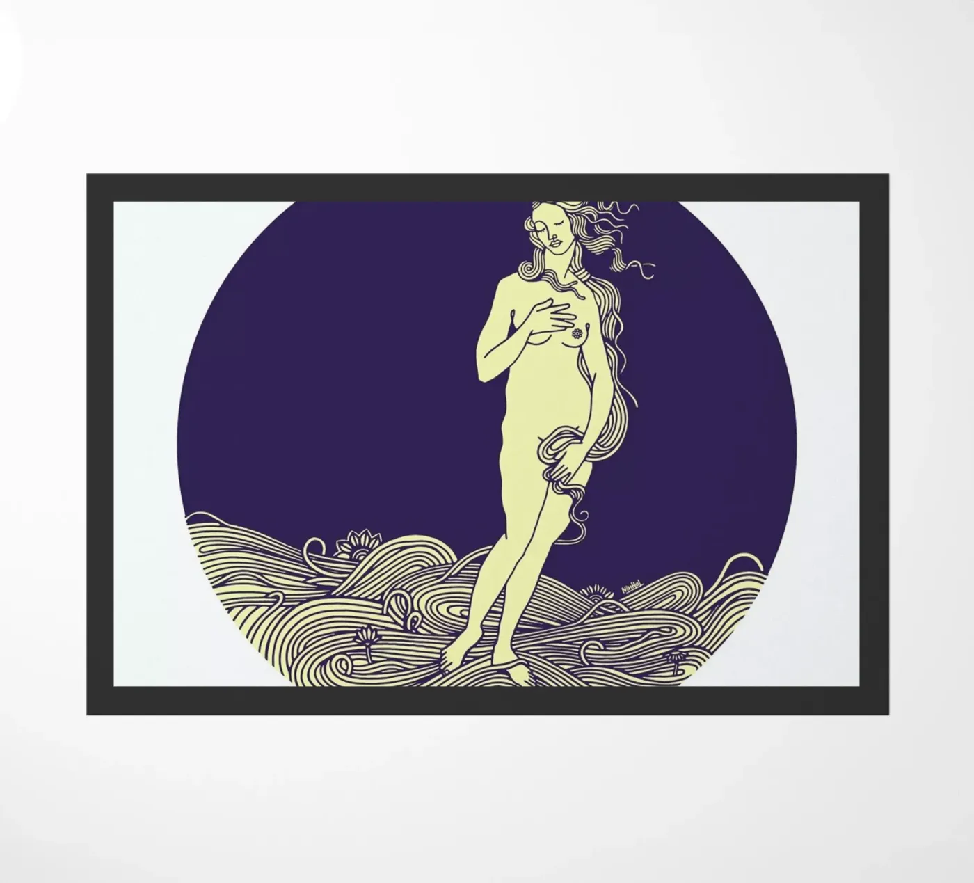 Venus Fußmatte von Ninhol