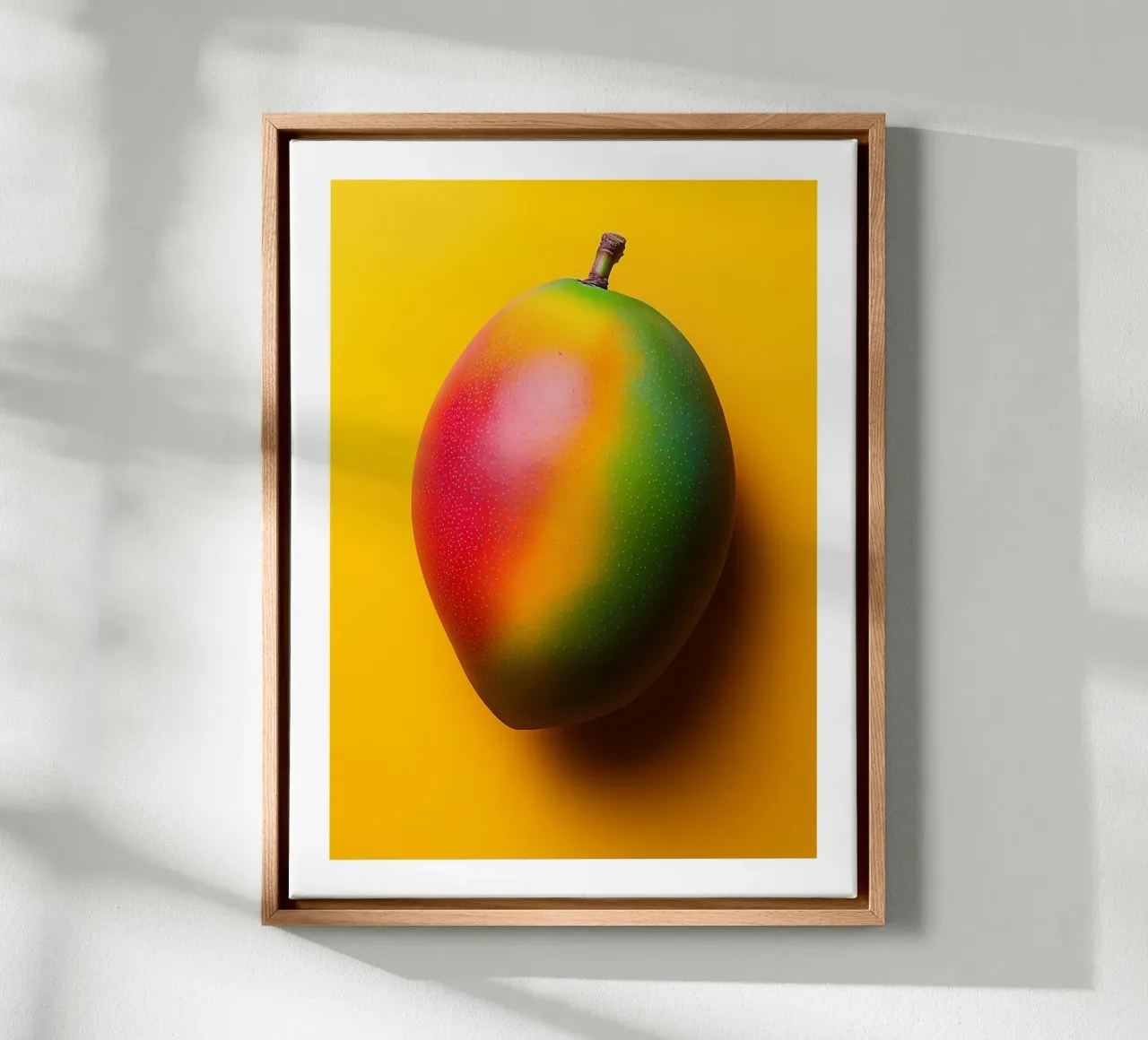 Mango dai colori vivaci tela con Cornice a cassetta da Spice & Style