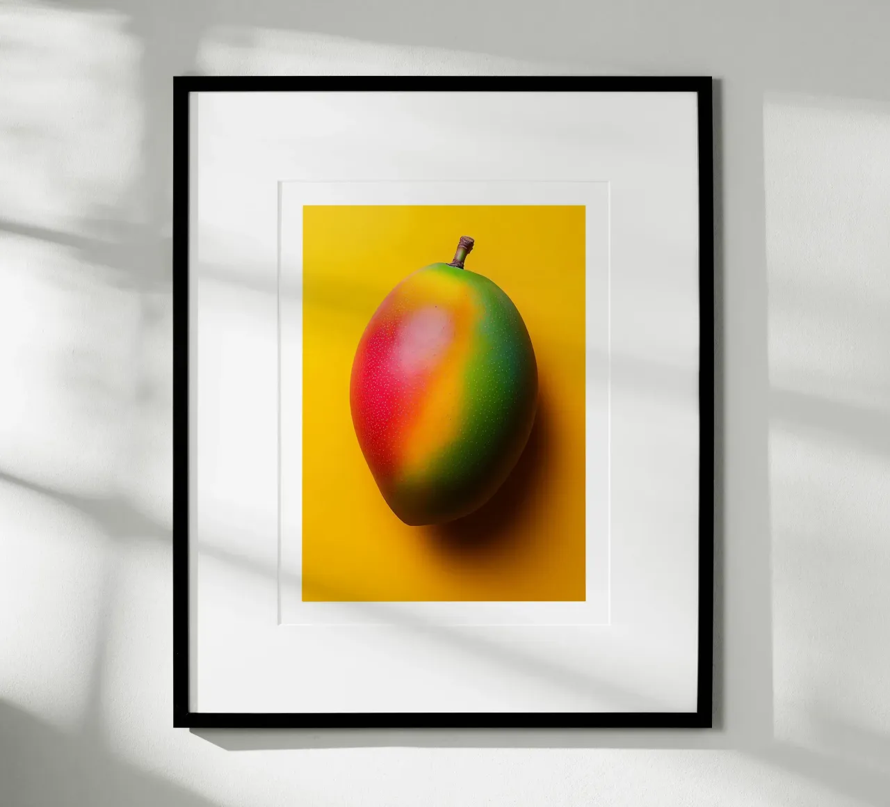 Mango dai colori vivaci poster con telaio in plastica da Spice & Style