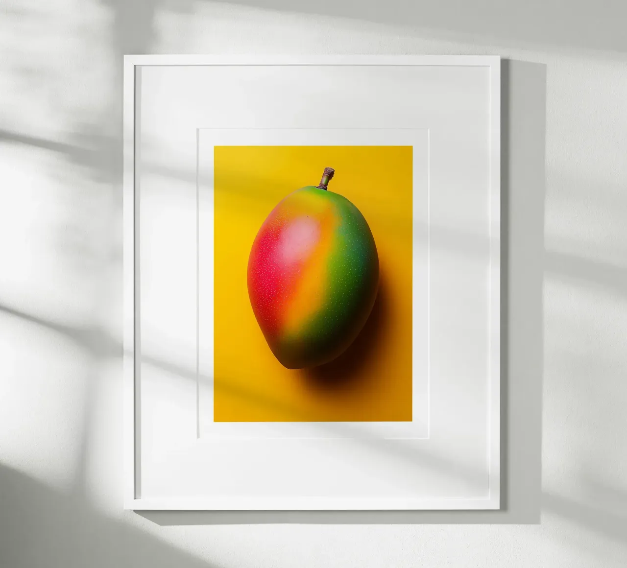 Mango dai colori vivaci poster con telaio in plastica da Spice & Style