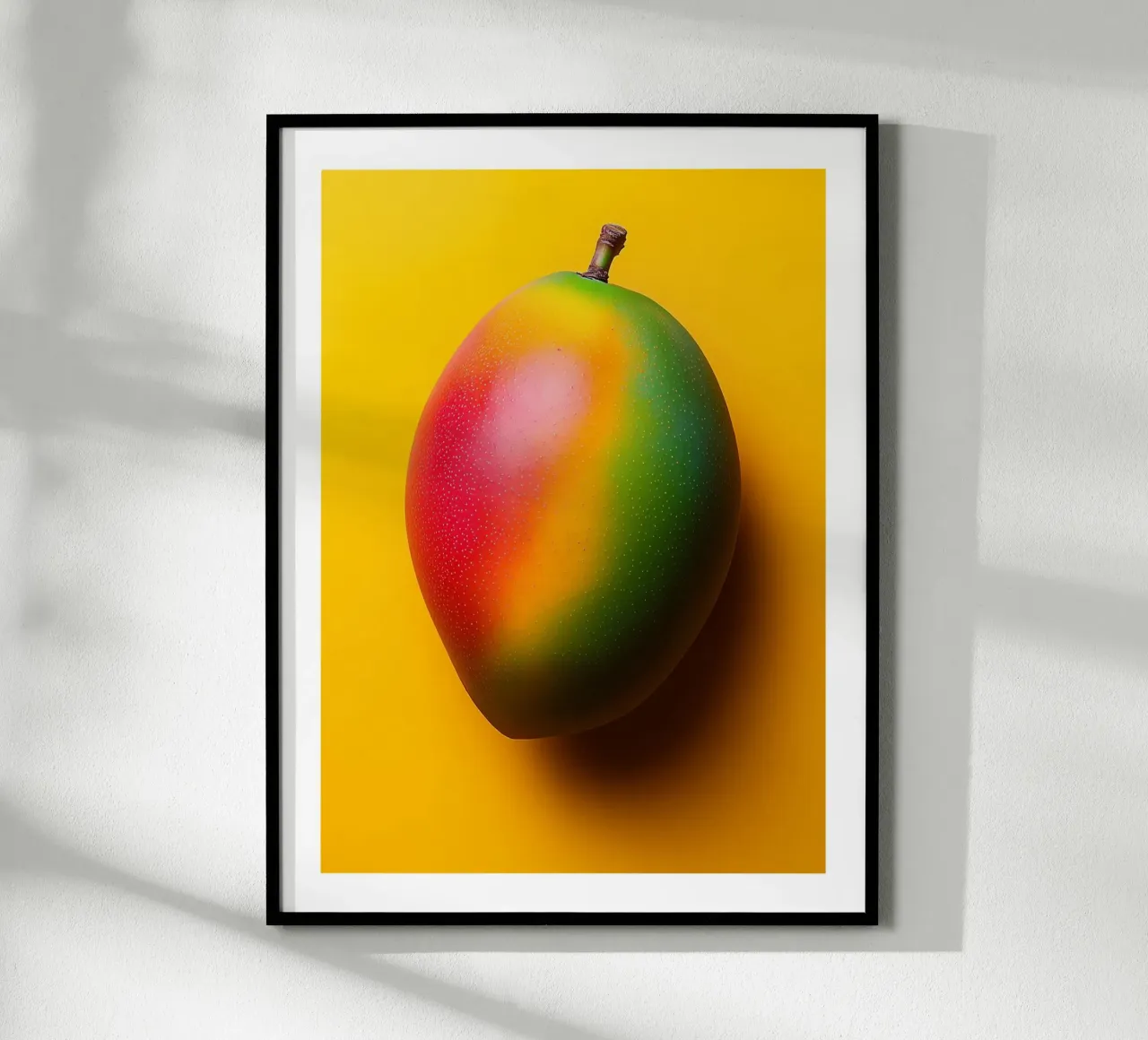 Mango dai colori vivaci poster con telaio in plastica da Spice & Style