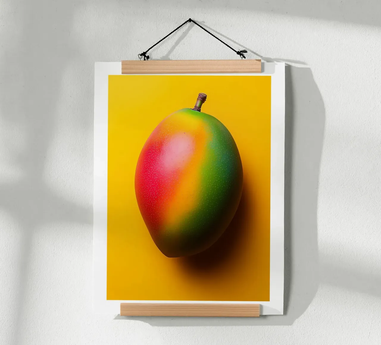 Mango dai colori vivaci poster con telaio in plastica da Spice & Style