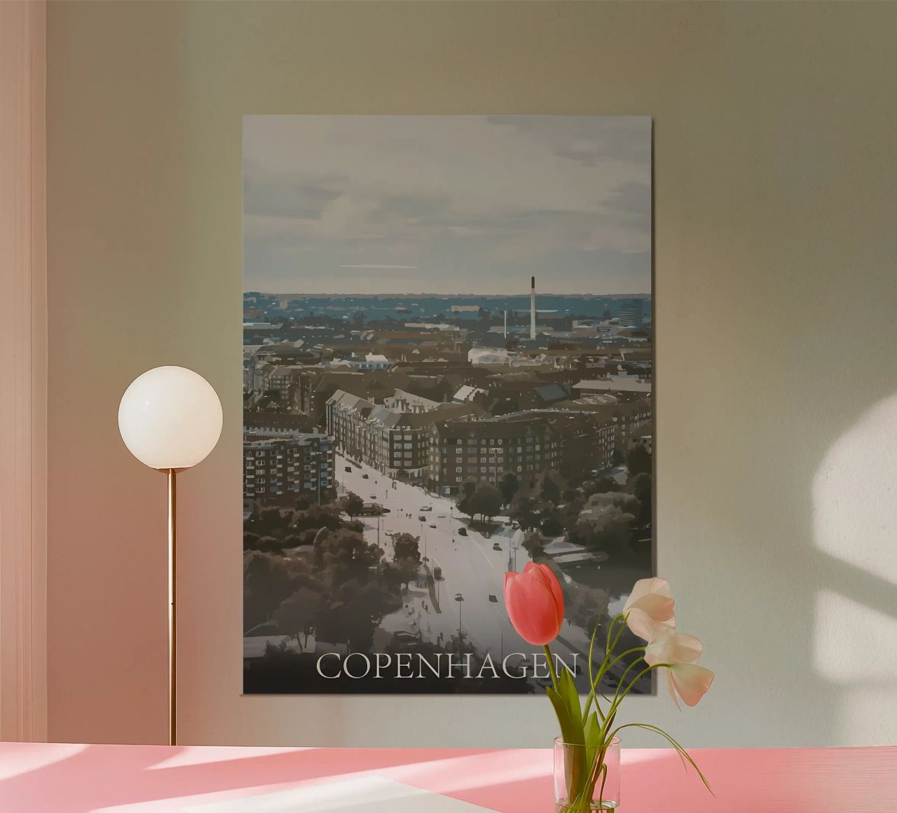 Copenhagen poster by Bernotas