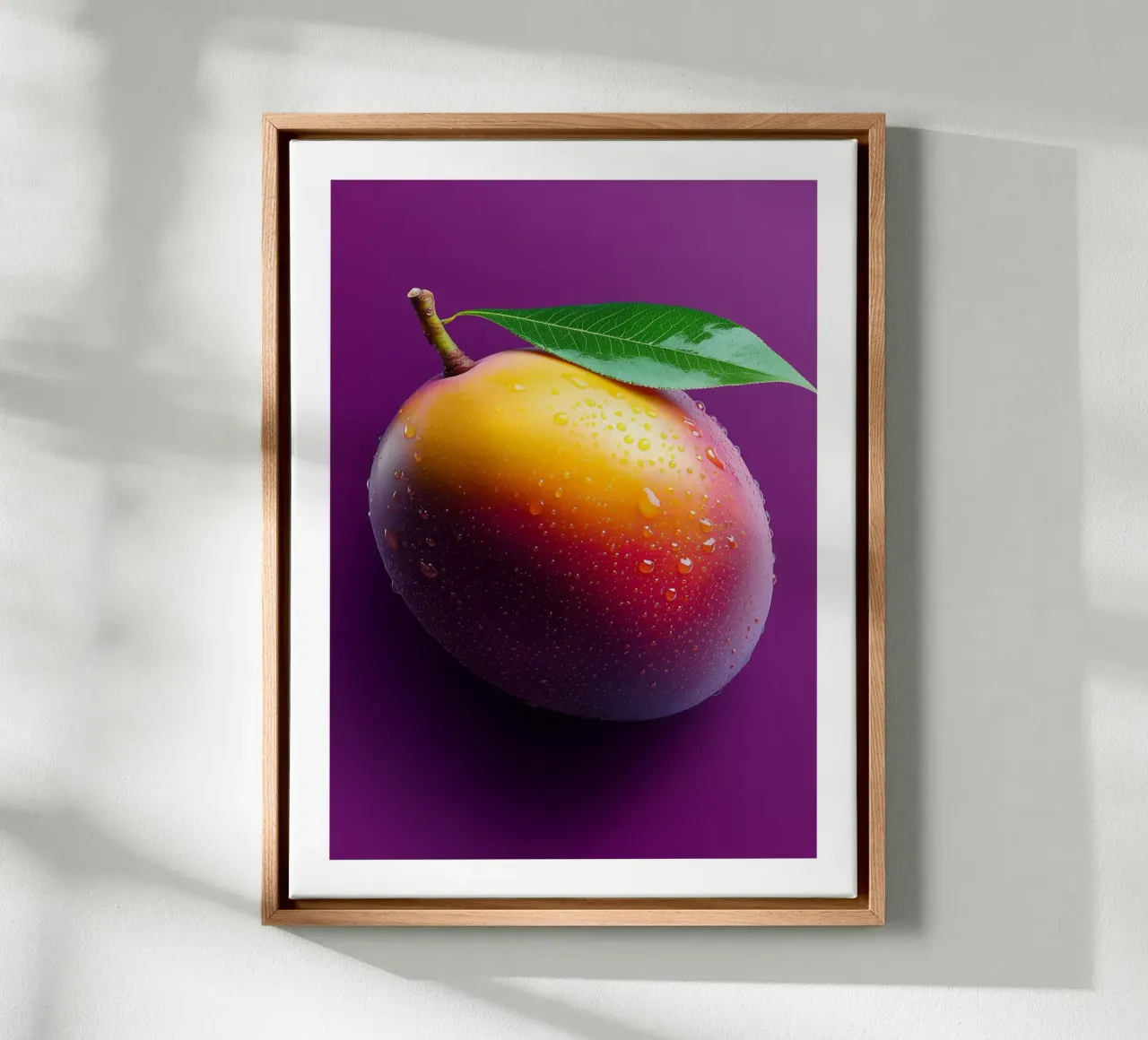 Mango succoso e colorato tela con Cornice a cassetta da Spice & Style