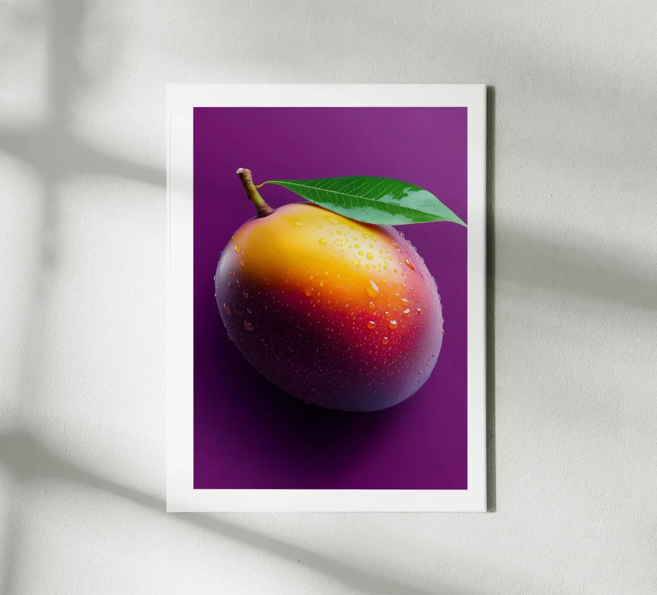 Mango succoso e colorato tela con Cornice a cassetta da Spice & Style