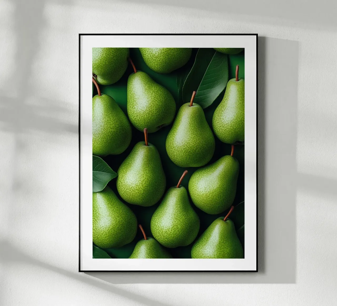 Pere verdi fresche plexiglass da Spice & Style