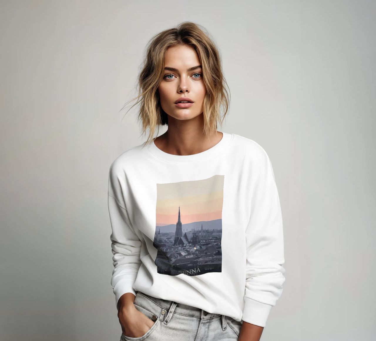 Wien Sweatshirt von Bernotas