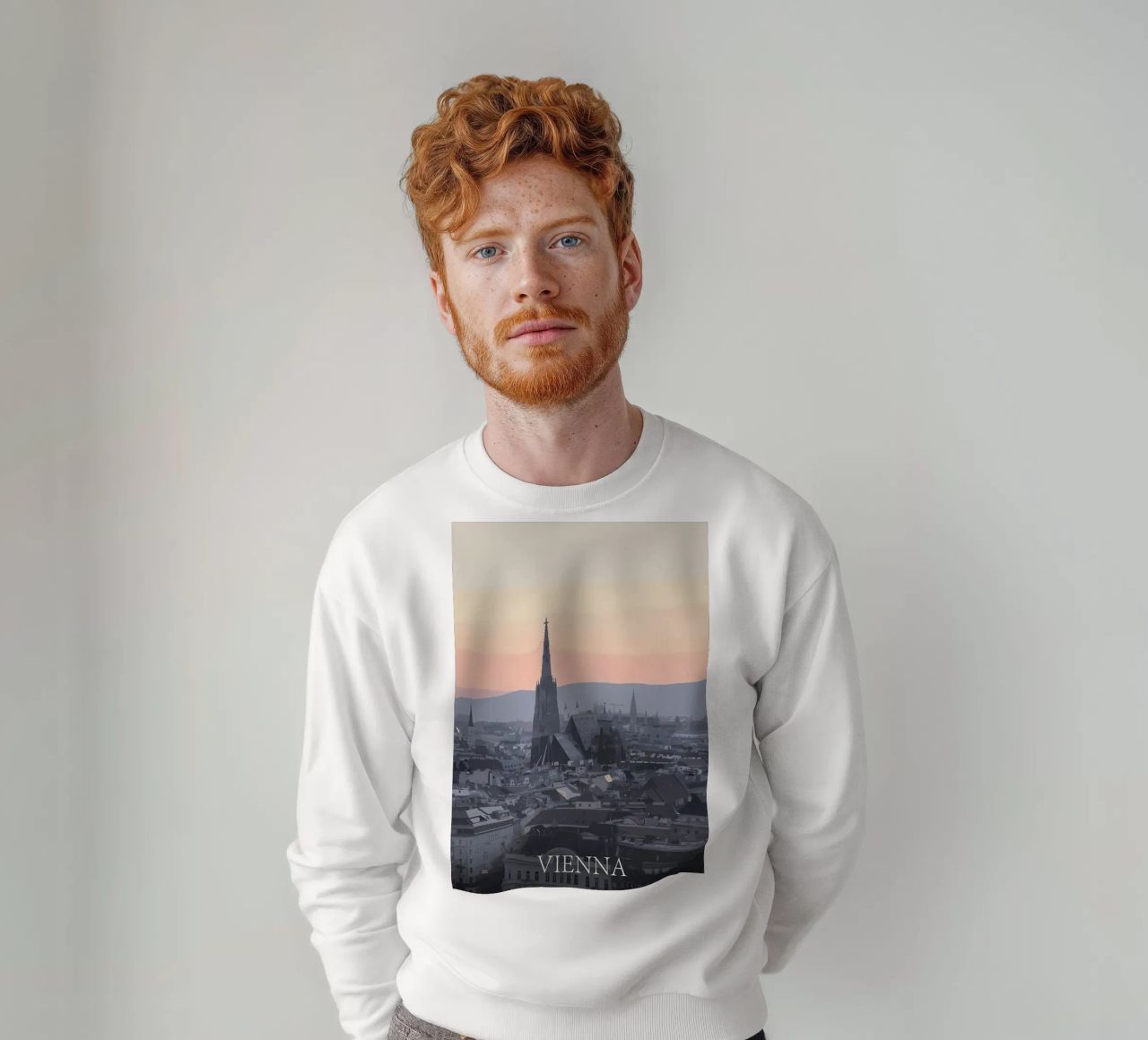 Wien Sweatshirt von Bernotas