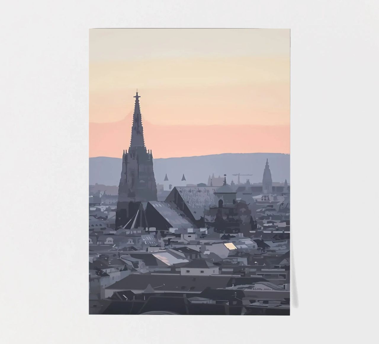 Wien Stickerbogen von Bernotas