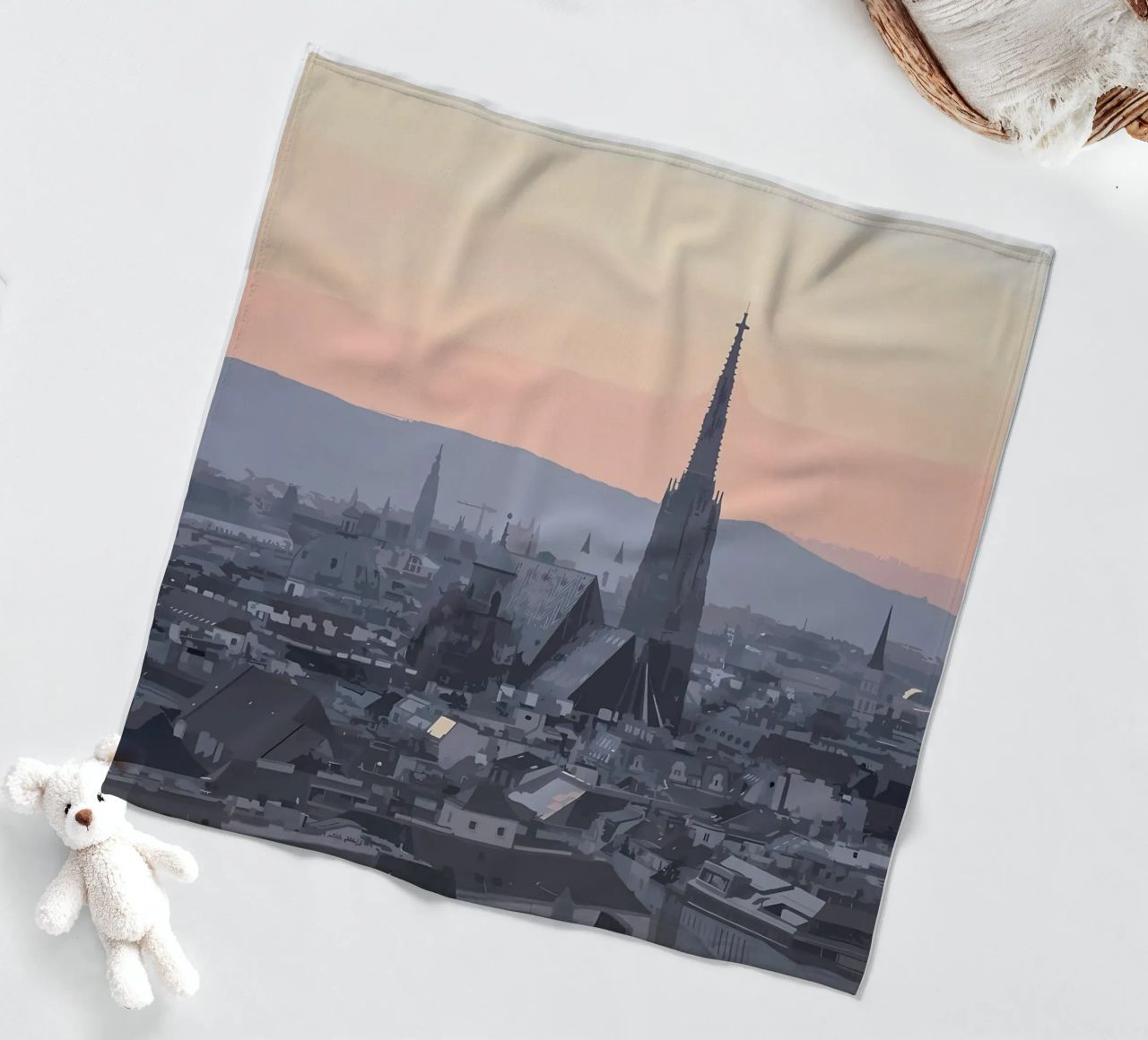 Wien Fleecedecke von Bernotas