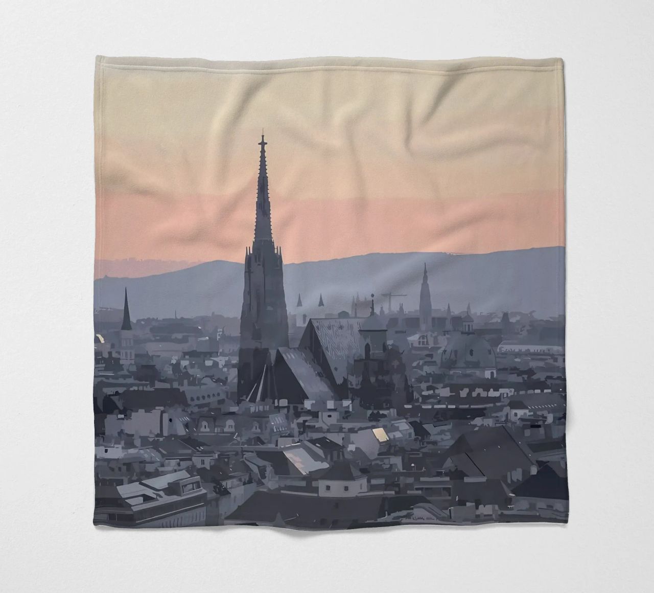 Wien Fleecedecke von Bernotas
