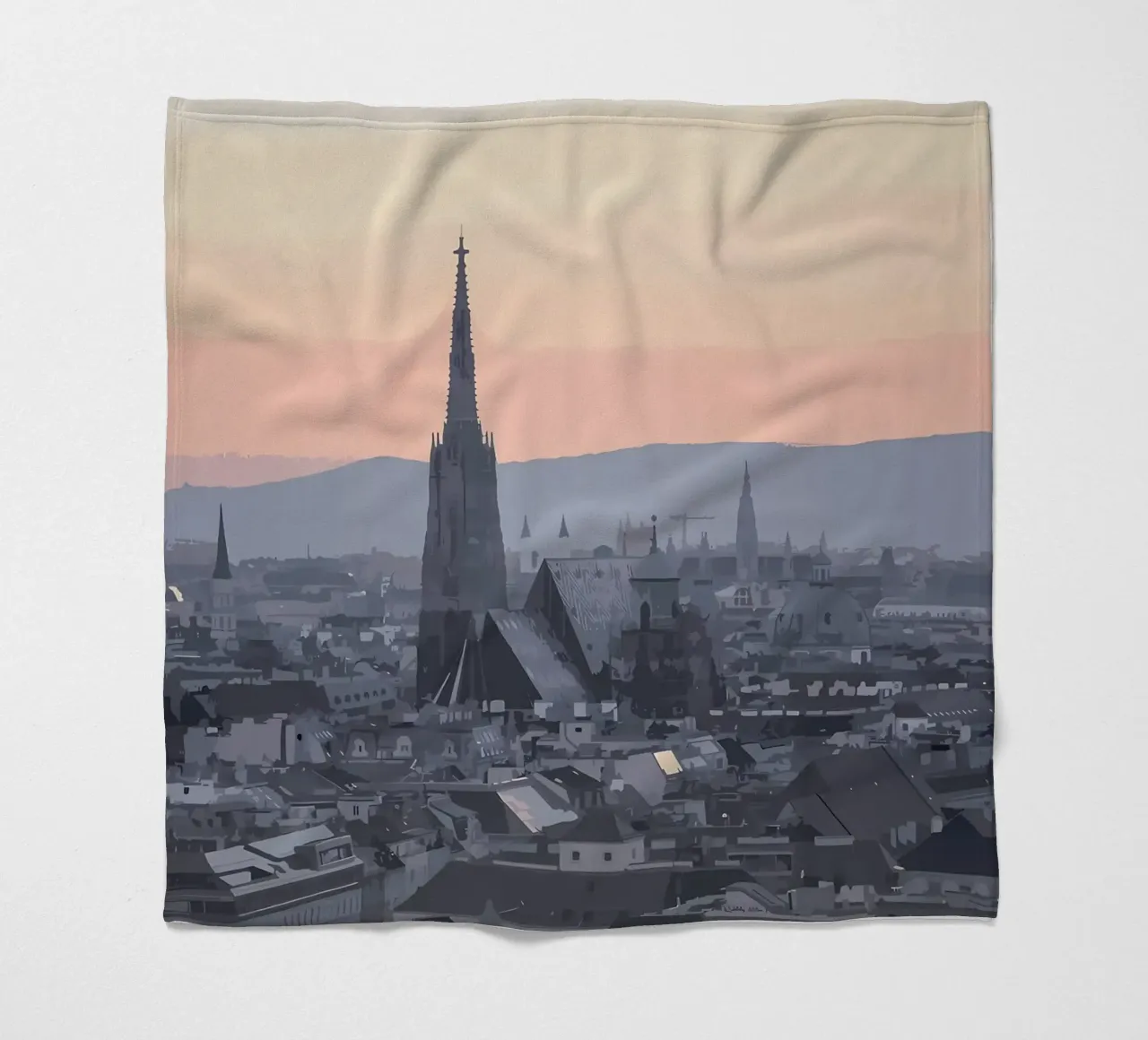 Wien Fleecedecke von Bernotas
