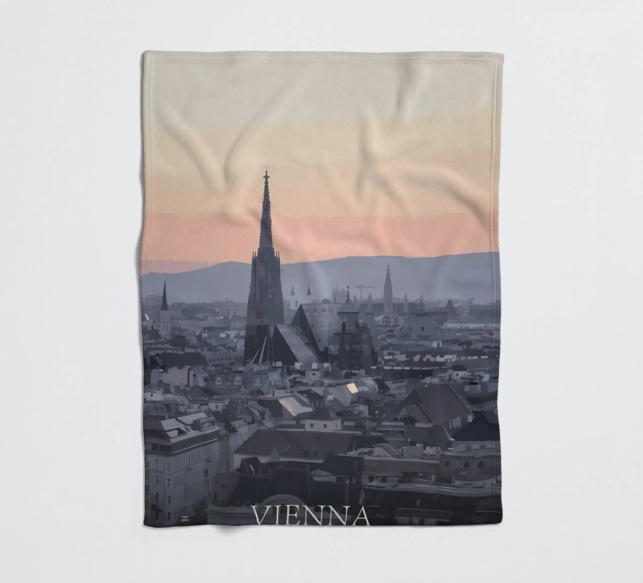 Wien Fleecedecke von Bernotas