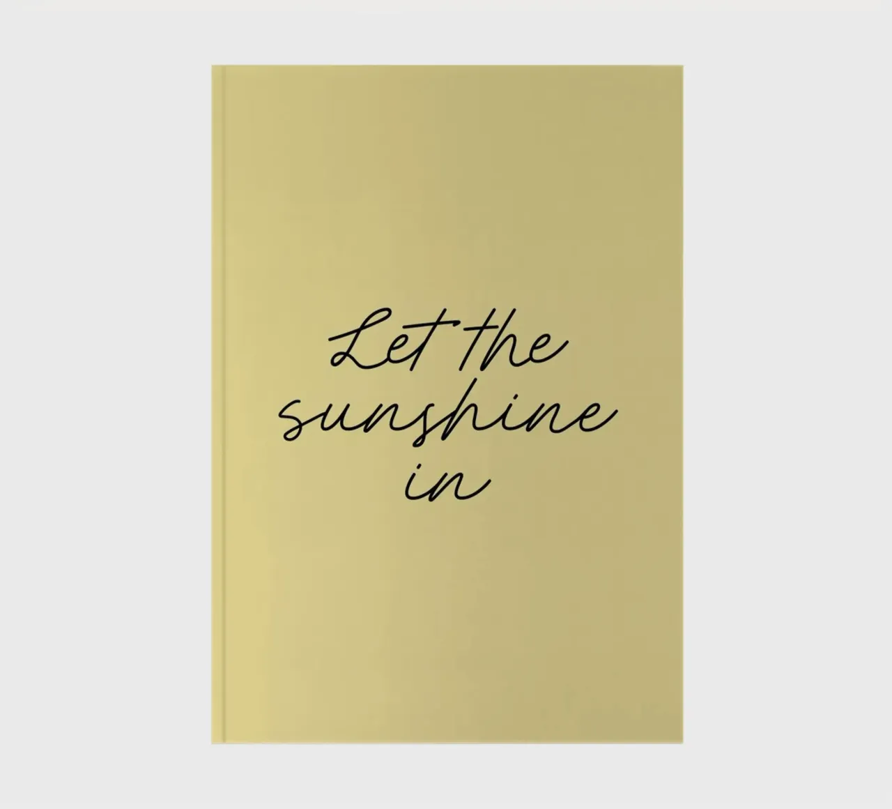 Let The Sunshine In notebook by Studio One