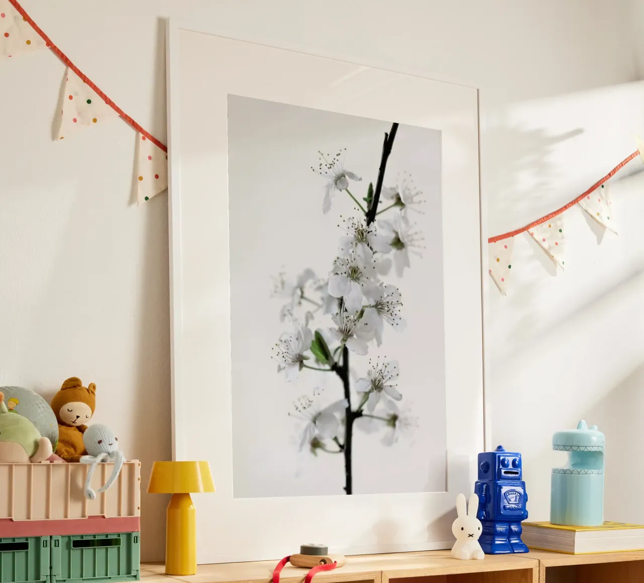 White Blossoms poster da Studio Nahili