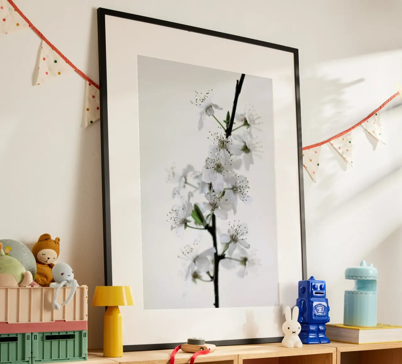 White Blossoms poster da Studio Nahili