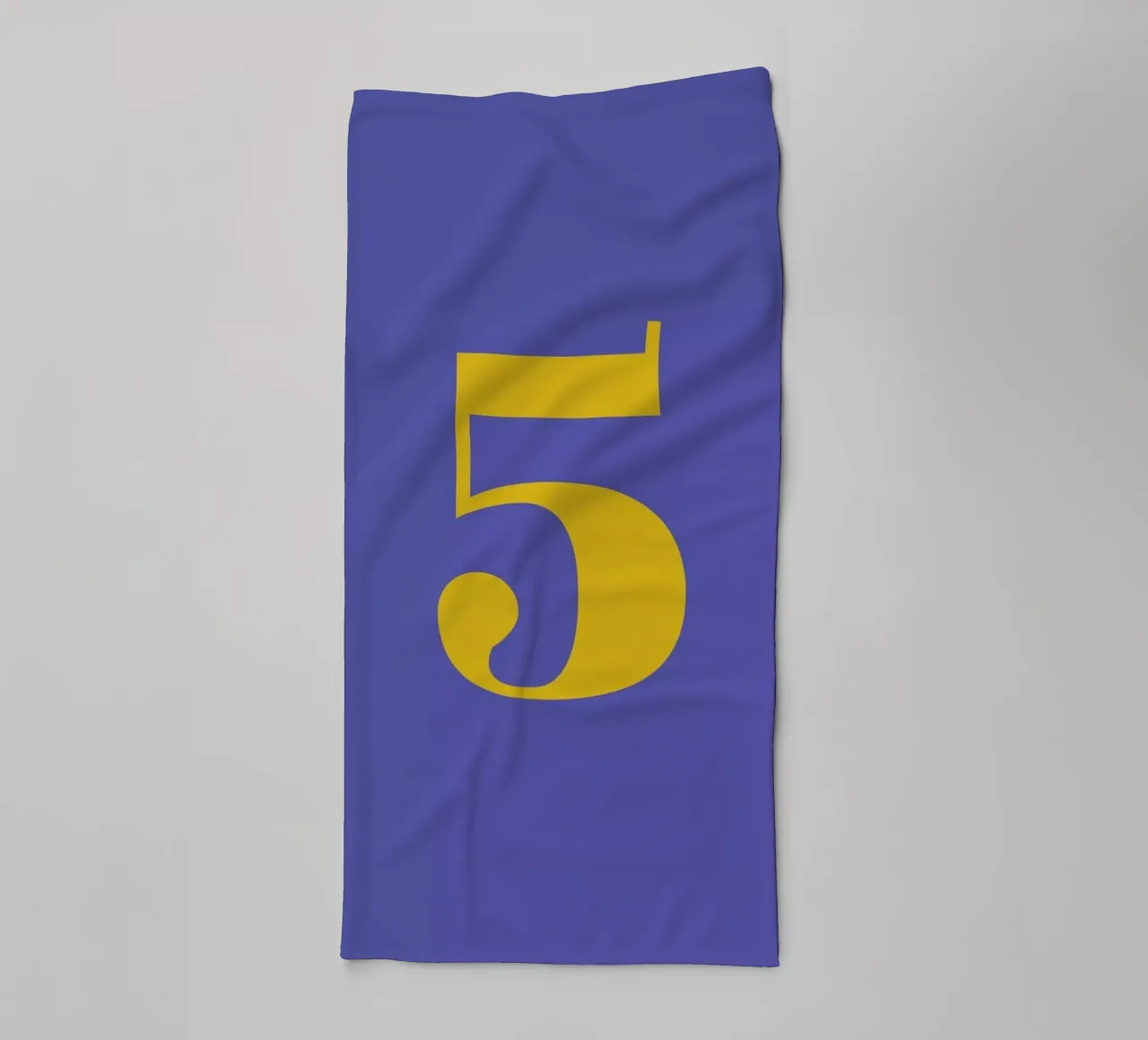 Blue Number 5 asciugamano da bagno da Studio One