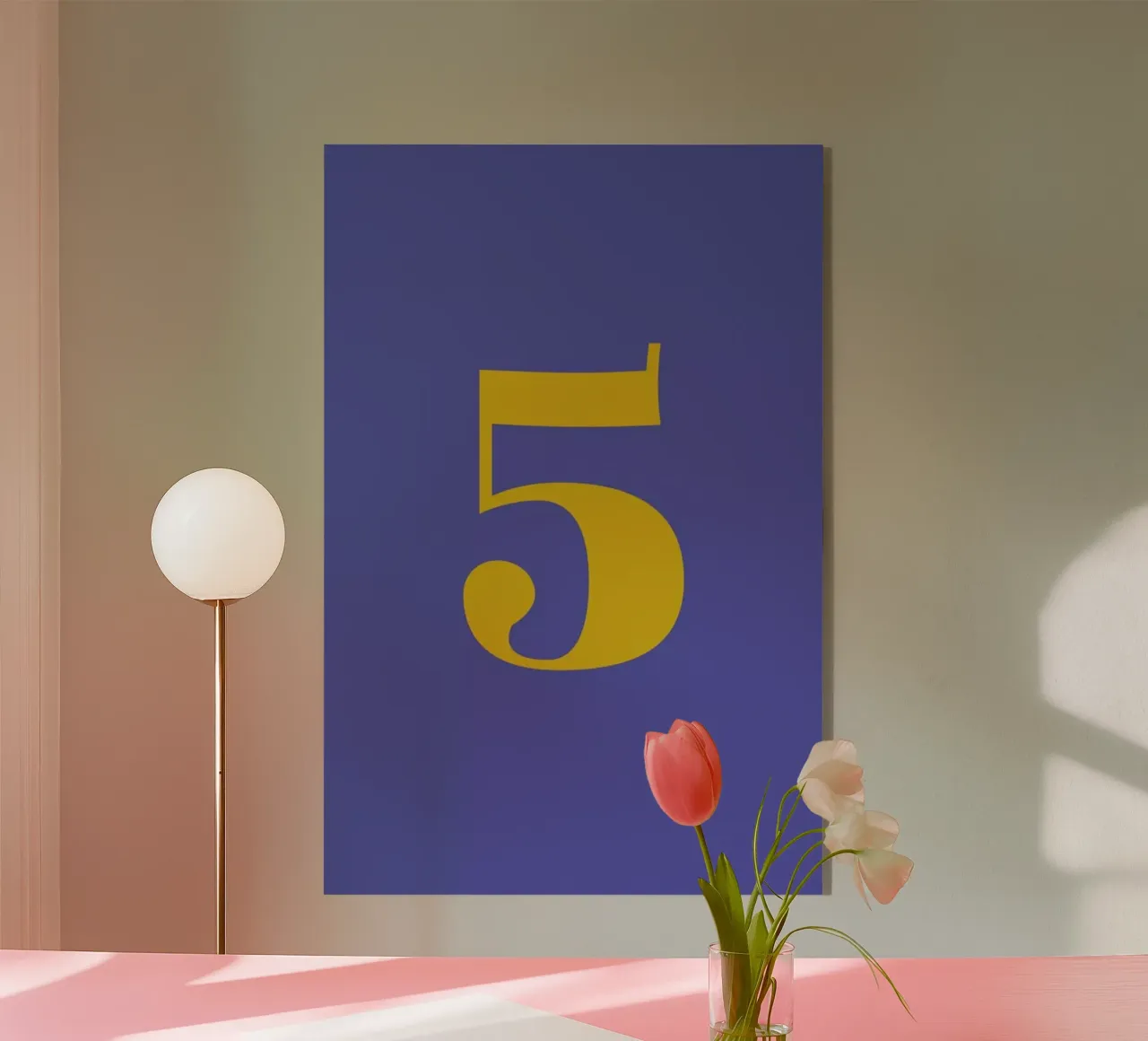 Blue Number 5 plexiglass da Studio One