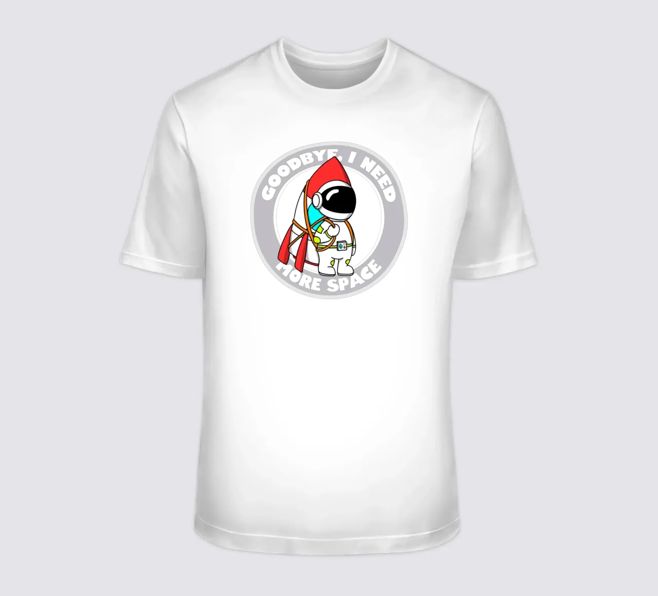 Addio, ho bisogno di più spazio t-shirt da Loobs