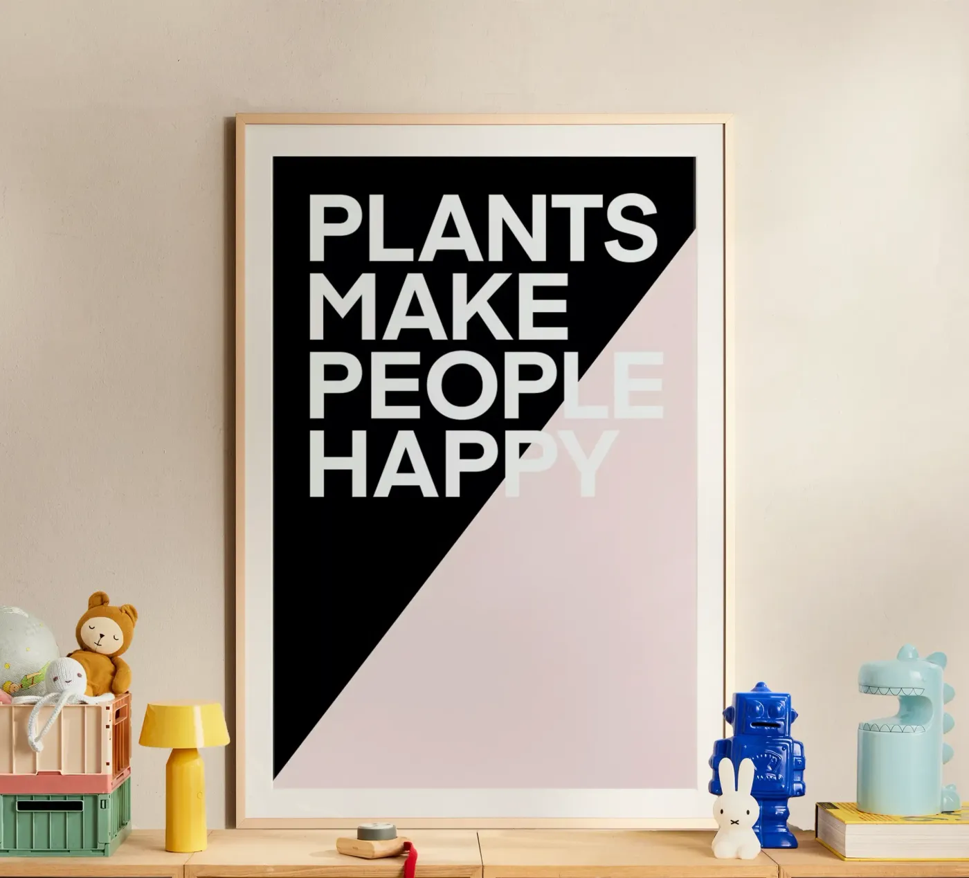 Happy poster van Evita Witzenhausen