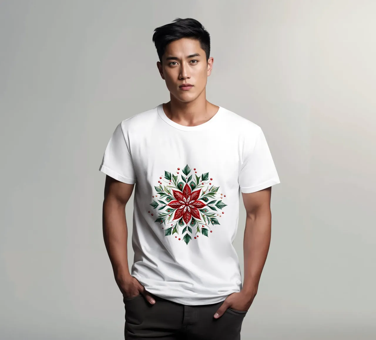 Christmas Mandala t-shirt by Spiritual Touch