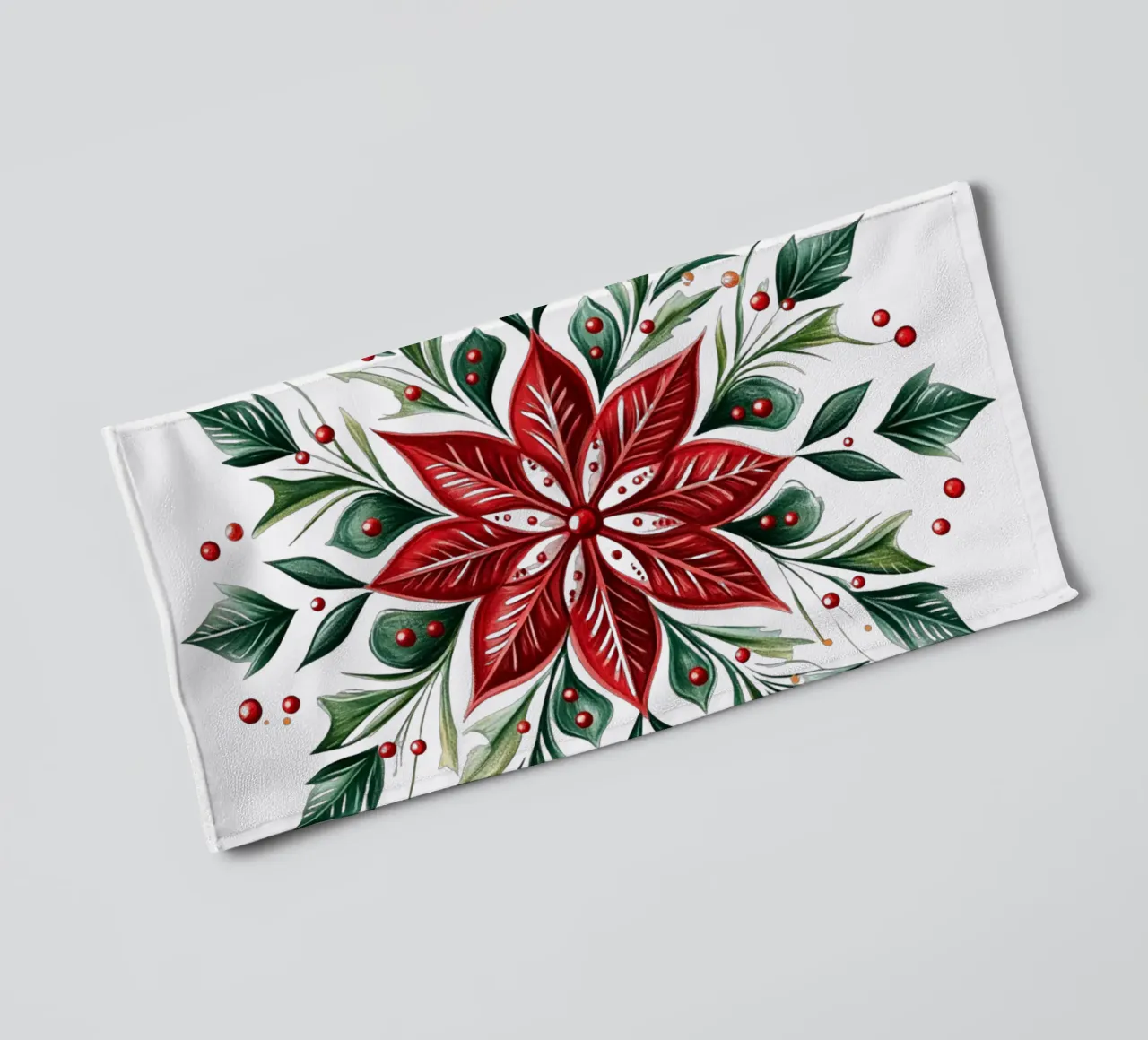 Mandala di Natale asciugamano da bagno da Spiritual Touch