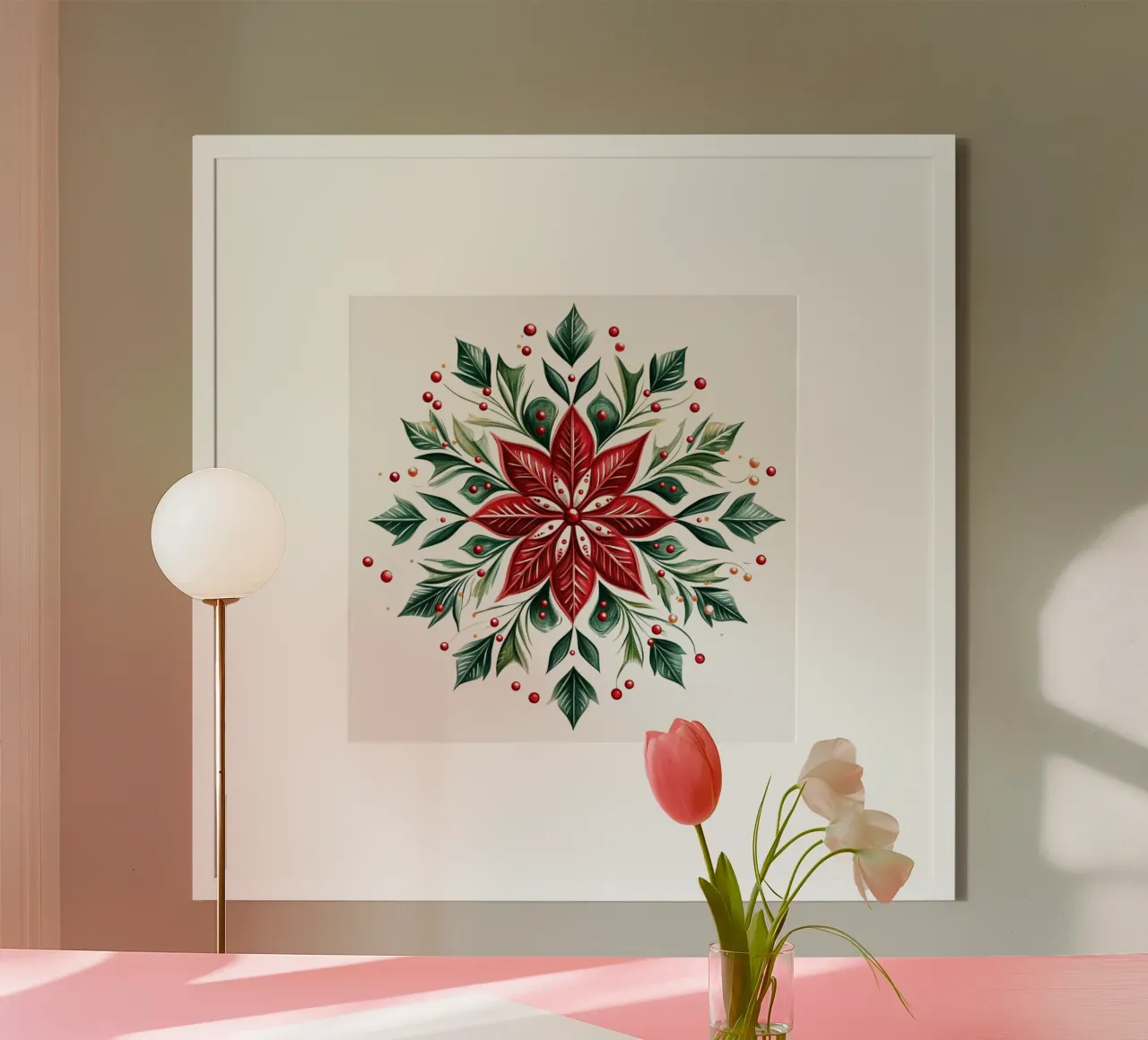 Mandala di Natale poster da Spiritual Touch