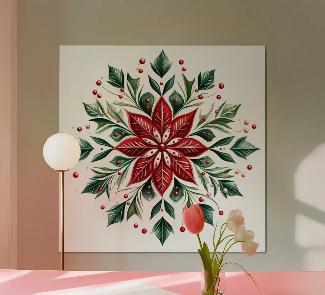Mandala di Natale poster da Spiritual Touch