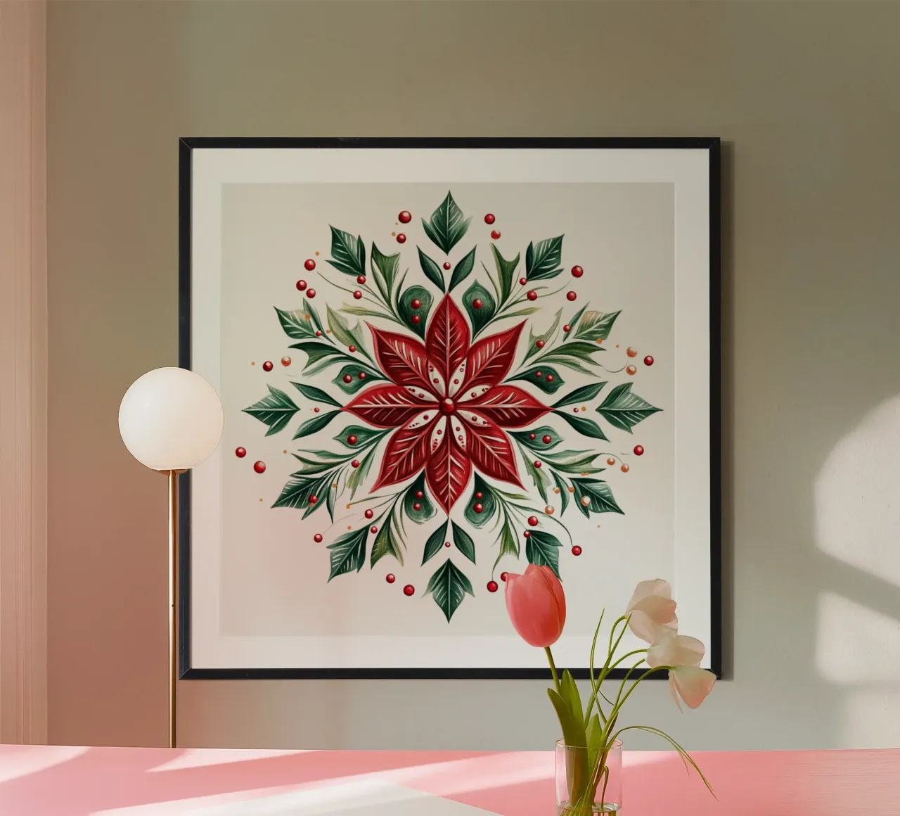 Mandala di Natale poster da Spiritual Touch