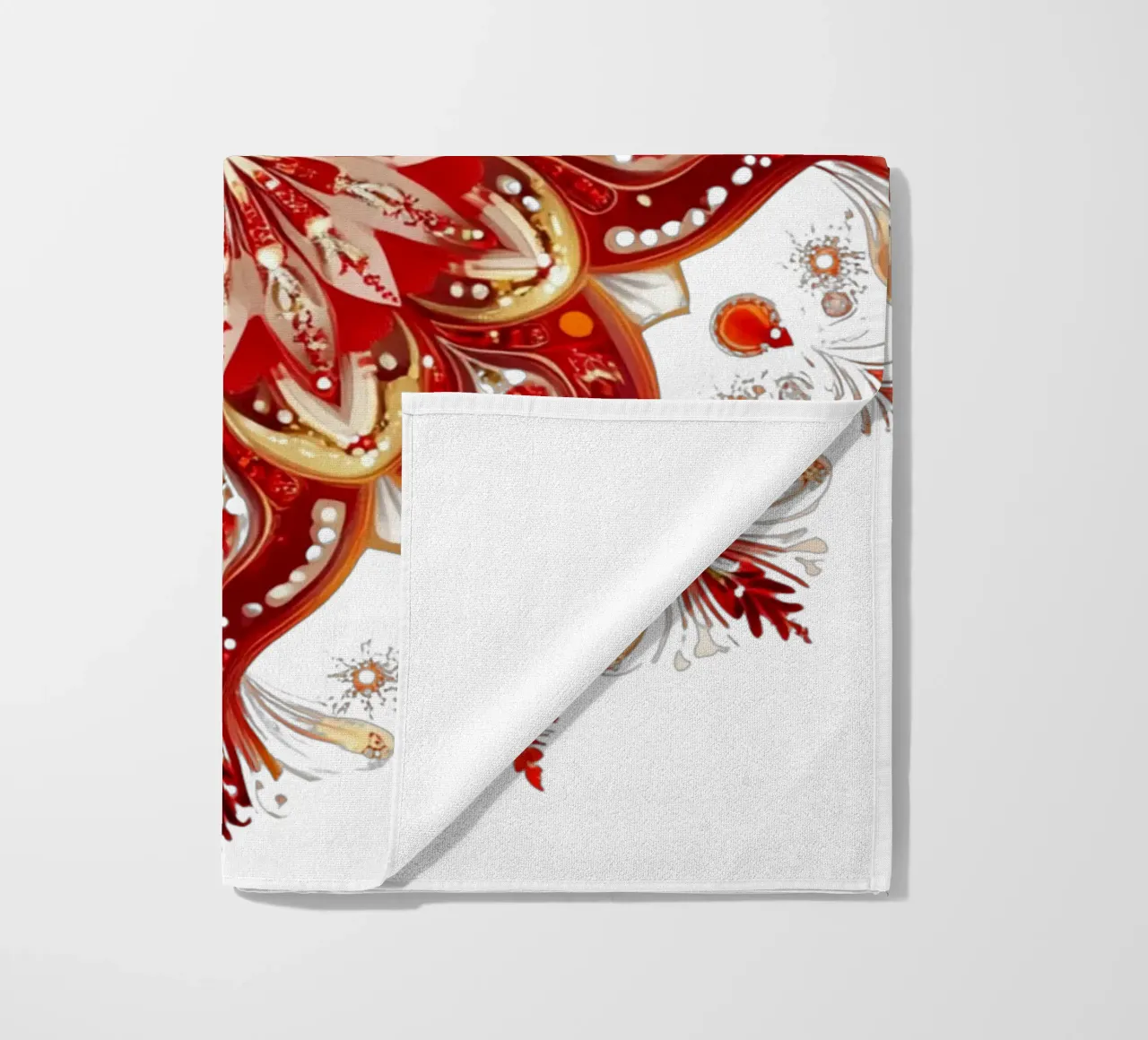 Christmas Mandala beach towel by Spiritual Touch