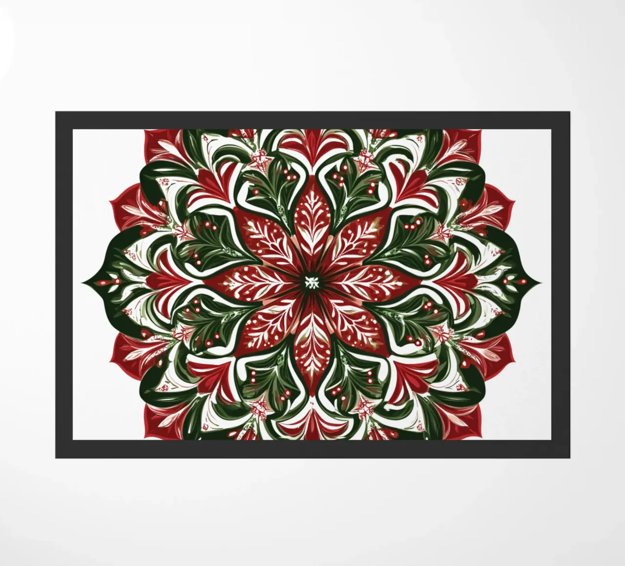 Mandala di Natale zerbino da Spiritual Touch