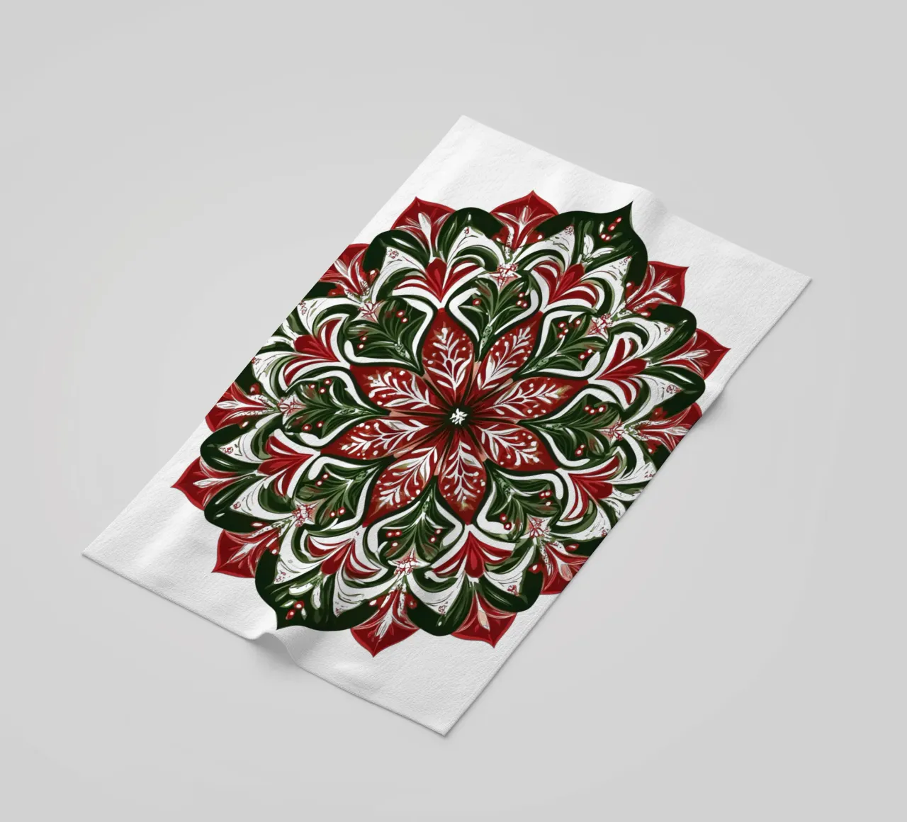 Mandala di Natale telo mare da Spiritual Touch