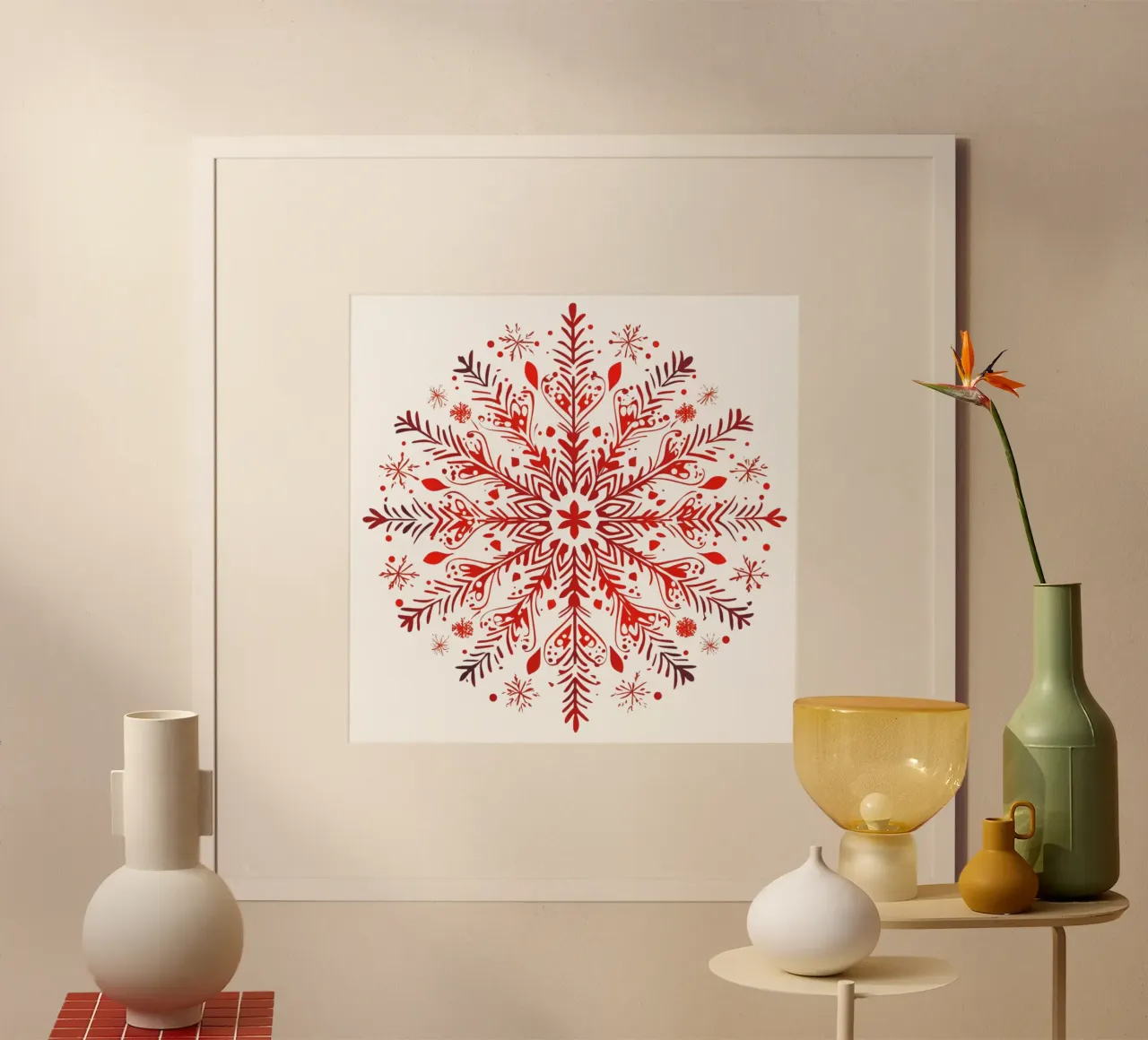 Mandala de Navidad poster de Spiritual Touch