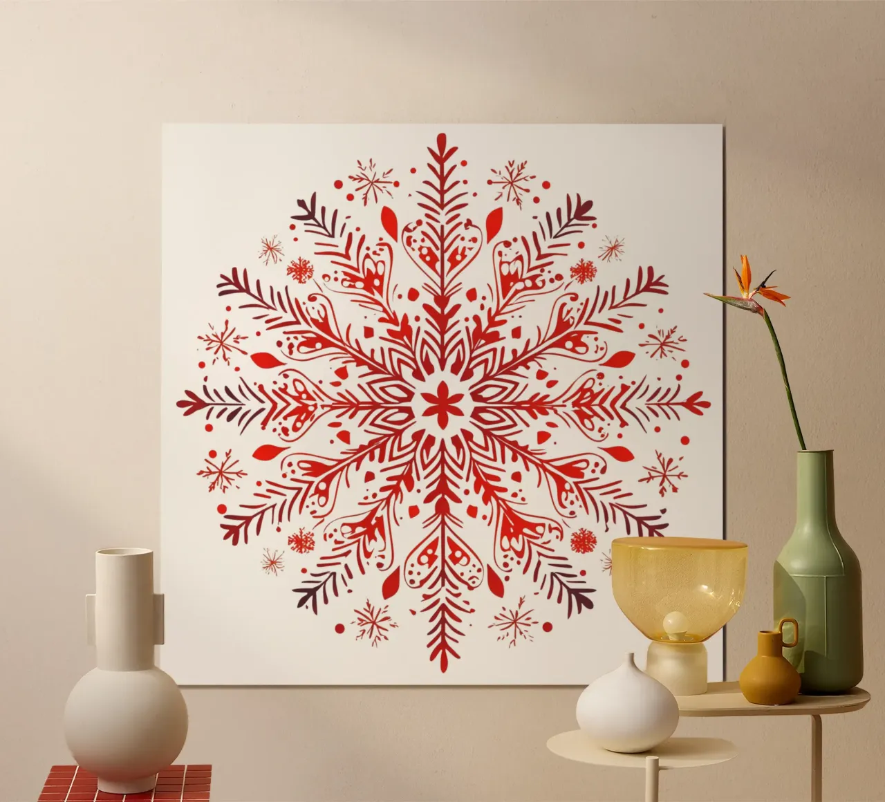 Mandala de Navidad poster de Spiritual Touch