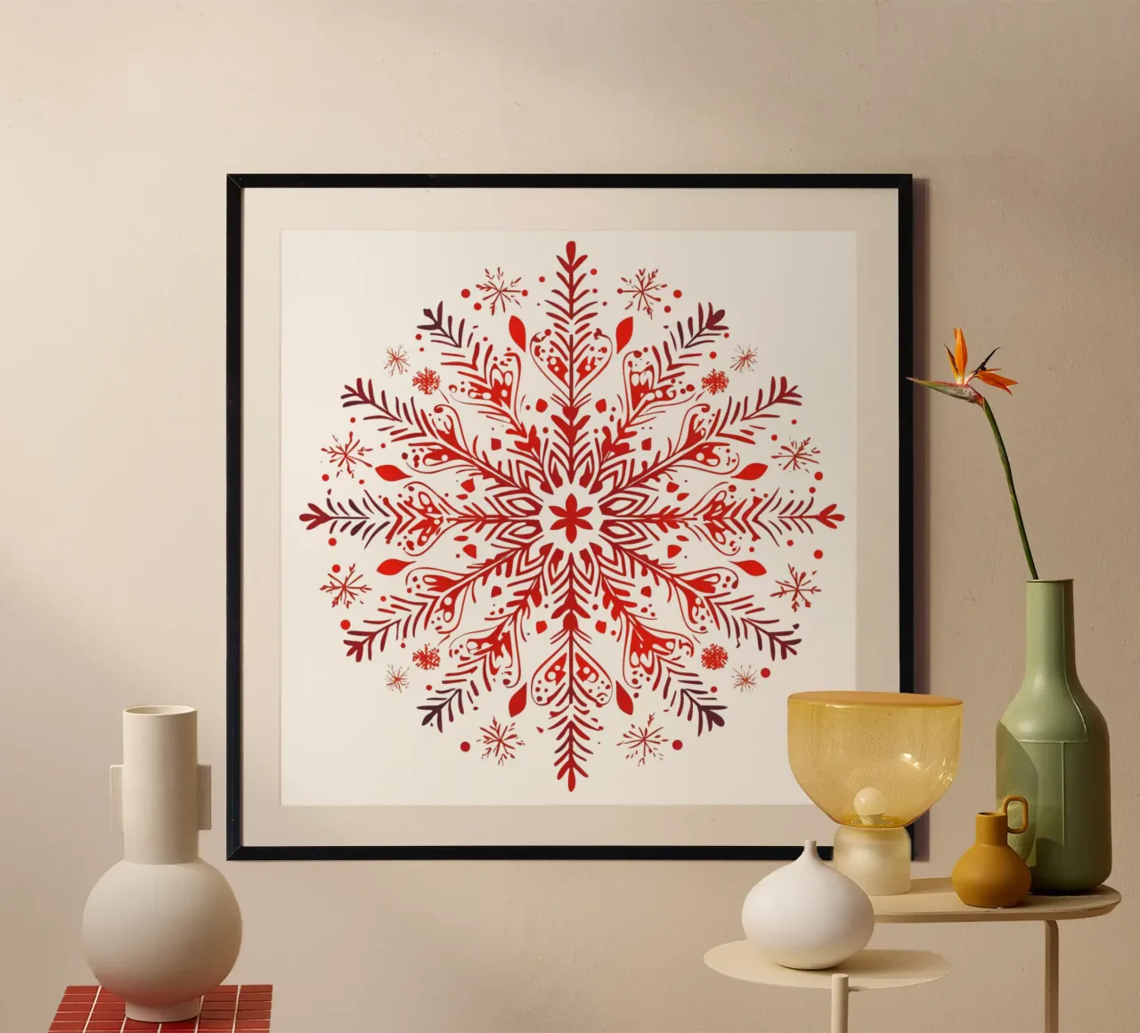 Mandala de Navidad poster de Spiritual Touch
