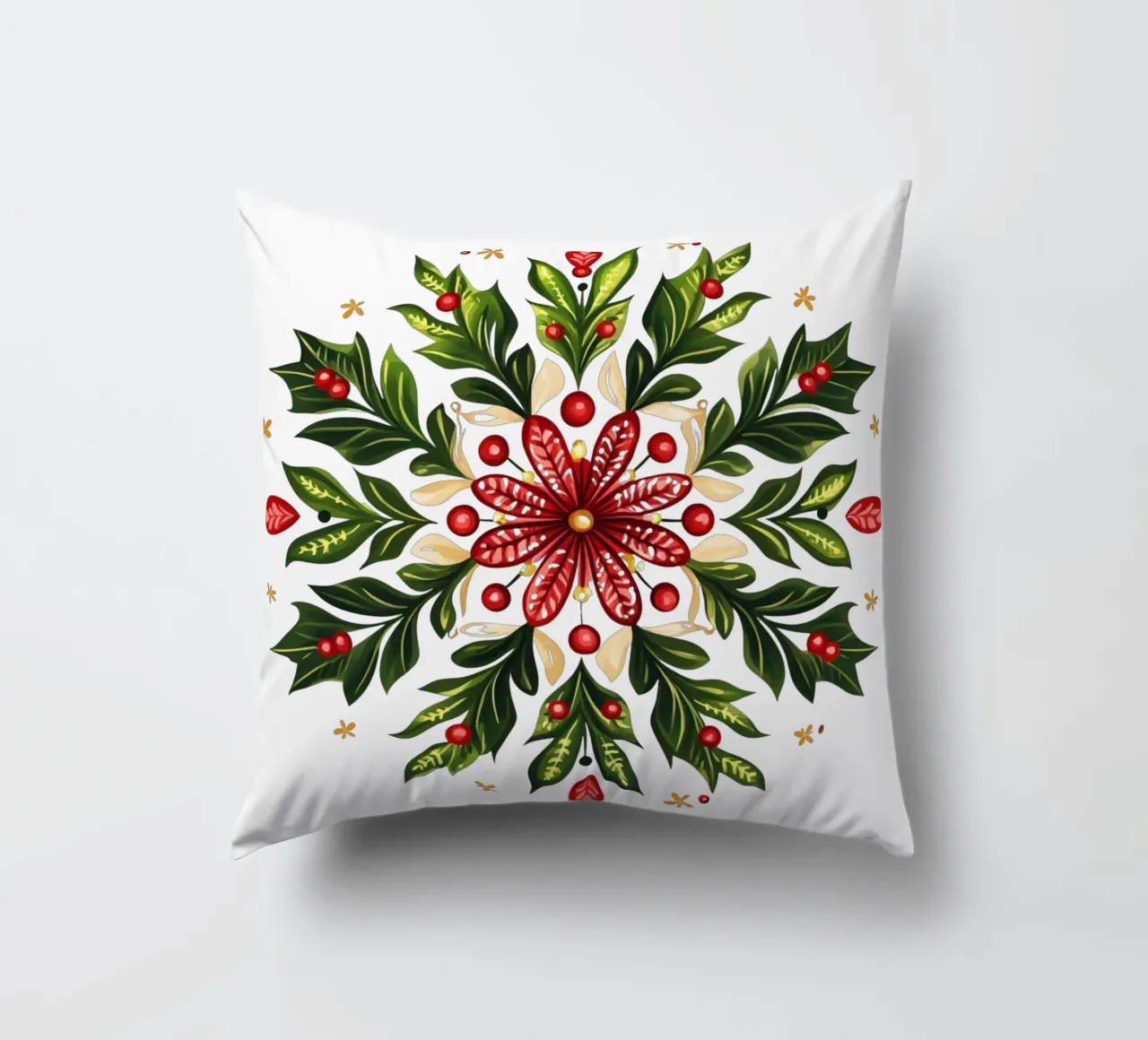 Mandala di Natale cuscino da Spiritual Touch