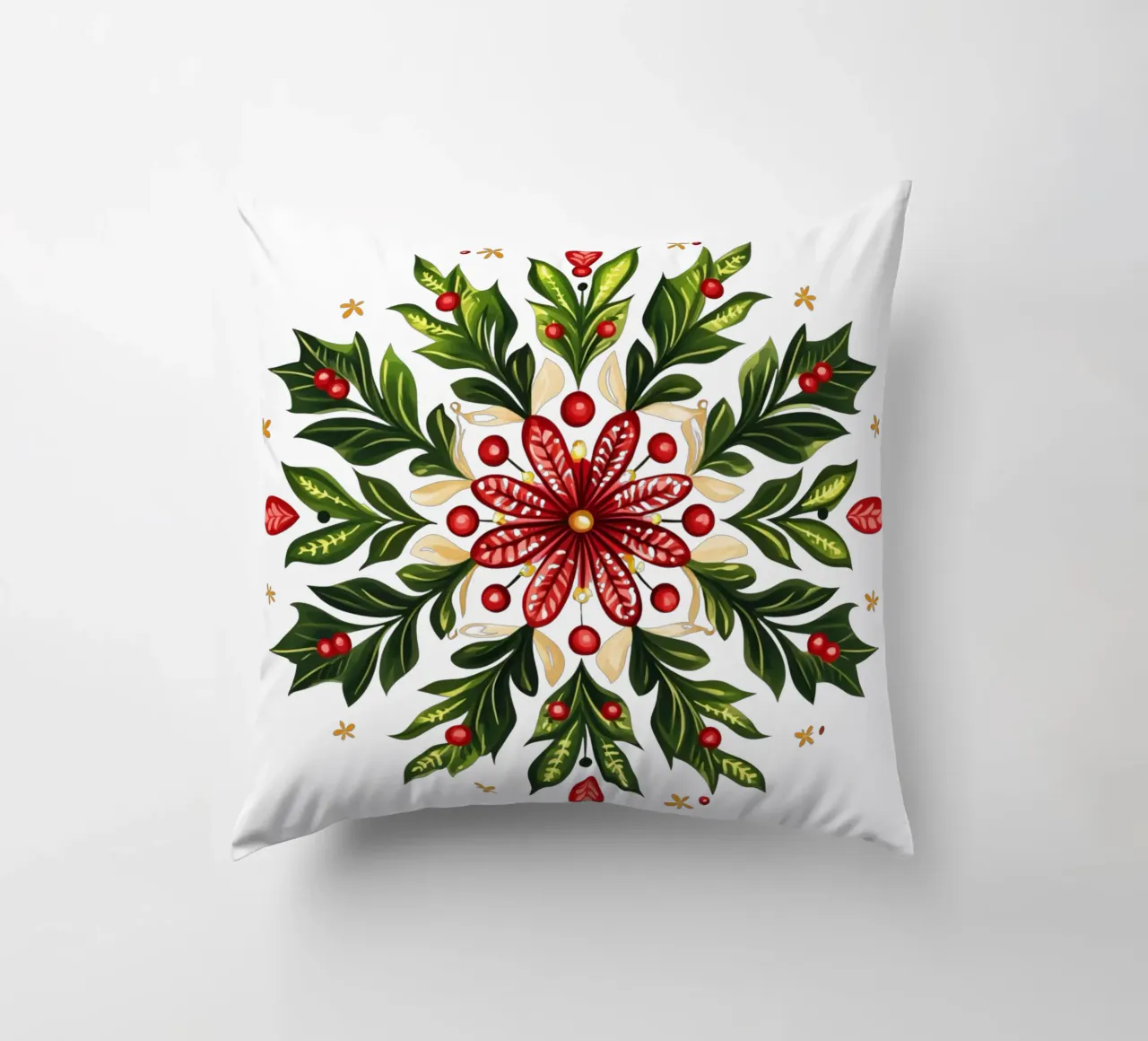 Mandala di Natale cuscino da Spiritual Touch