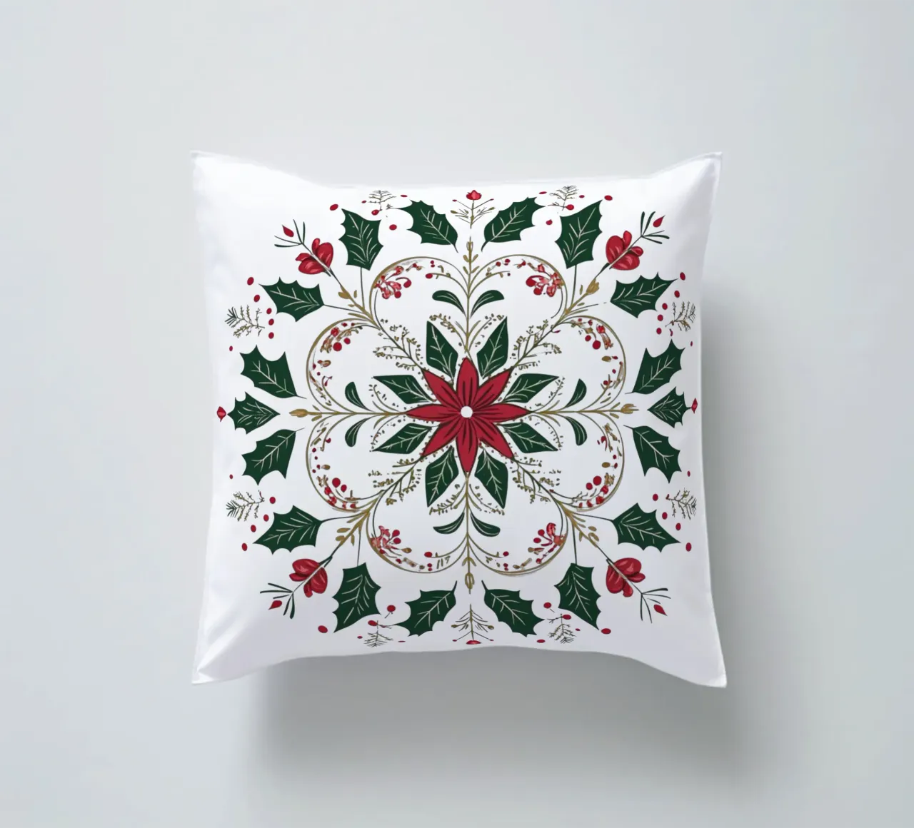 Mandala di Natale cuscino da Spiritual Touch