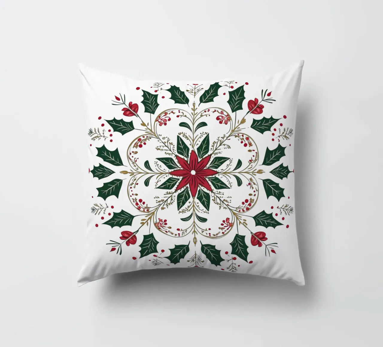 Mandala di Natale cuscino da Spiritual Touch